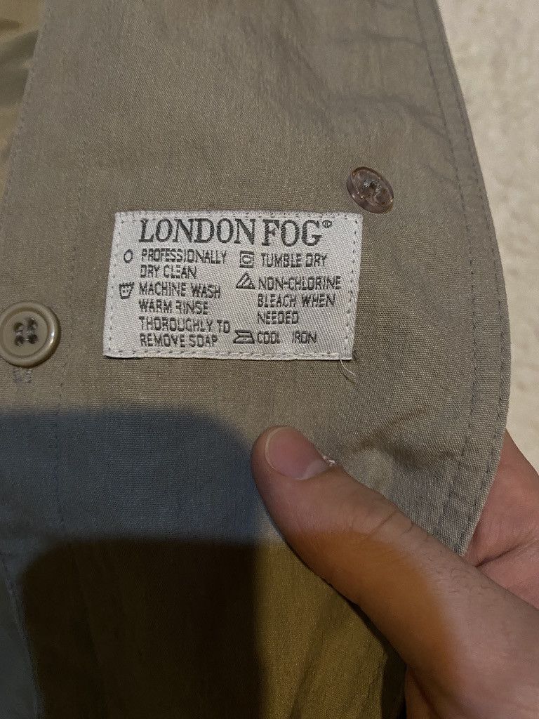 London Fog London Fog Trench Coat Beige Size L / US 10 / IT 46 - 4 Thumbnail