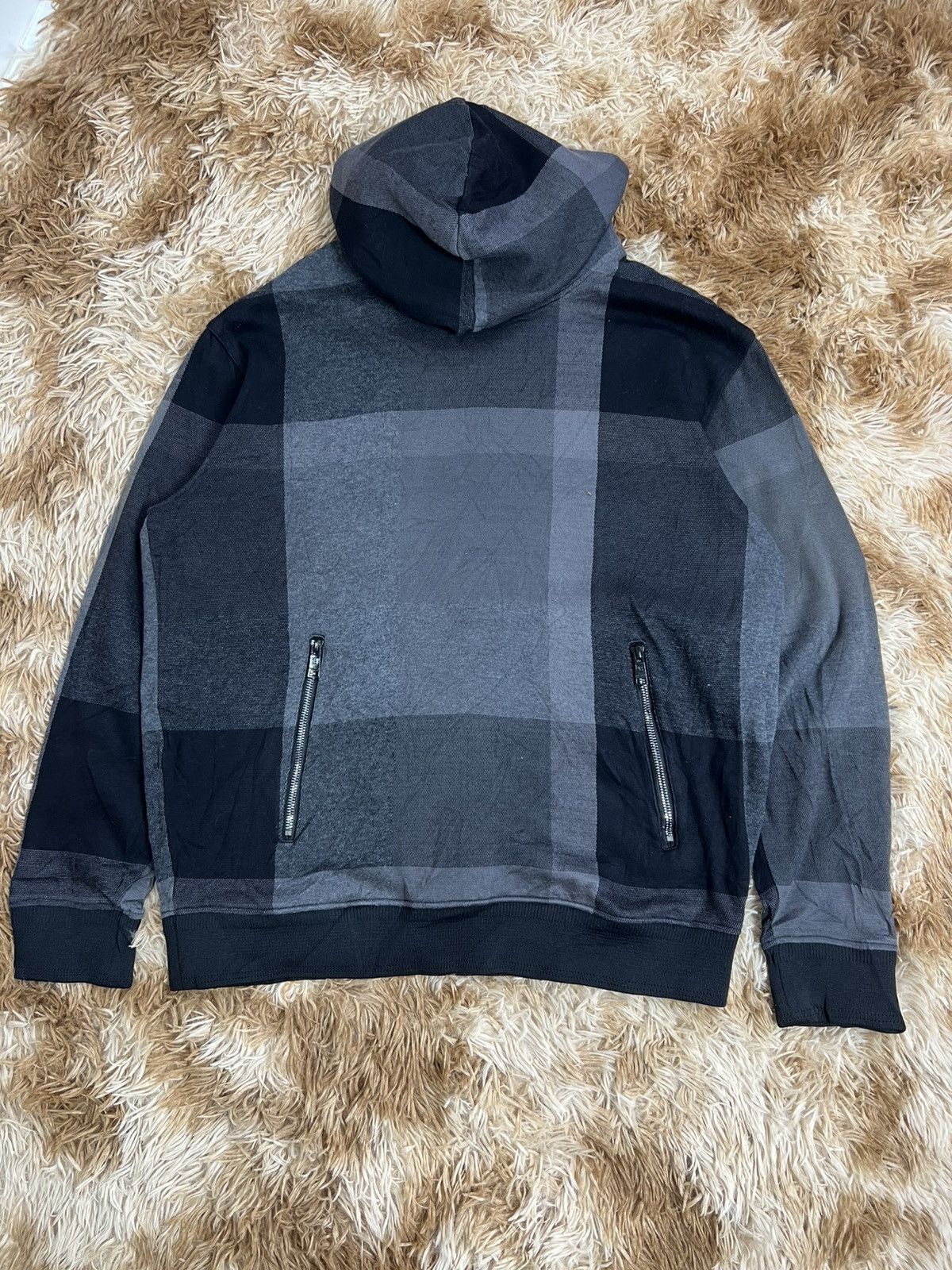 Japanese Brand Black Label Crestbridge Big Check Zip-Up Hoodie Size US L / EU 52-54 / 3 - 1 Thumbnail
