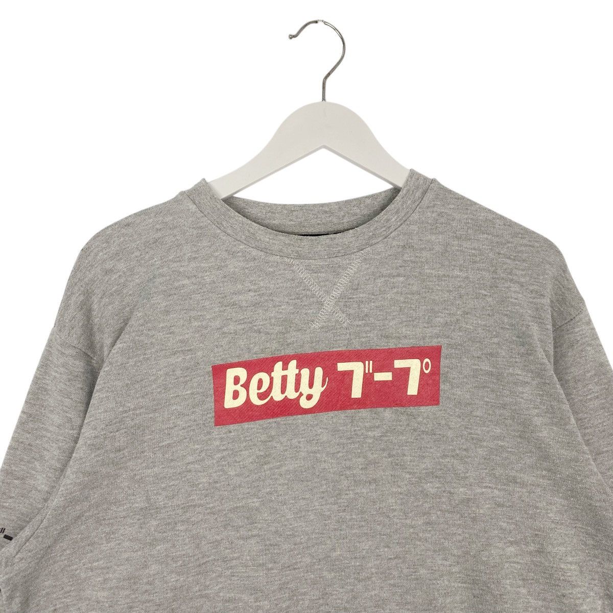 Vintage Vintage Betty Boop Sweatshirt Crewneck Light Grey Size M Size M / US 6-8 / IT 42-44 - 4 Thumbnail