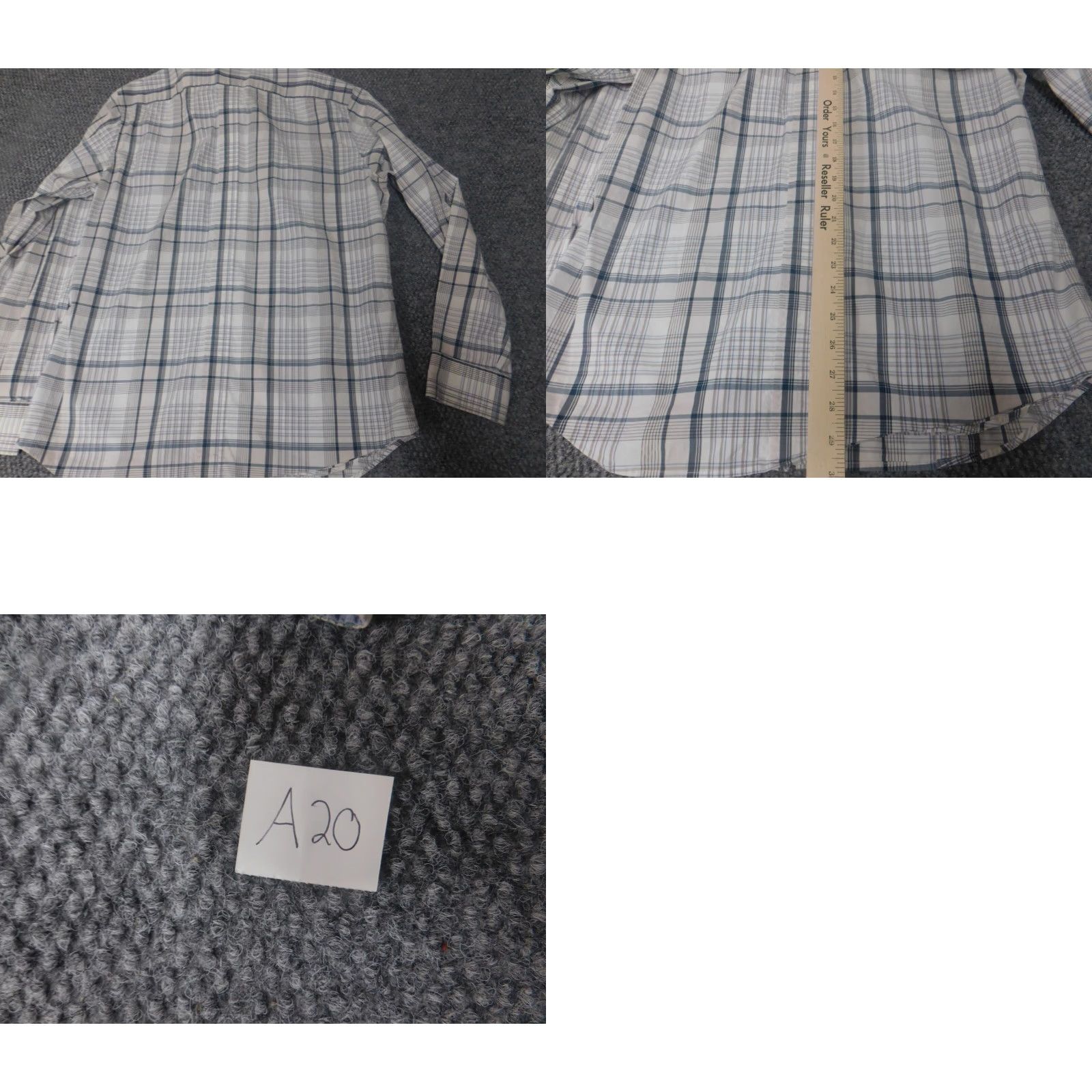 Banana Republic Banana Republic Shirt Mens Medium Plaid Button-Down Long Sleeve Collared Non-Iron Pockets Classic Button-Up Size US M / EU 48-50 / 2 - 8 Thumbnail