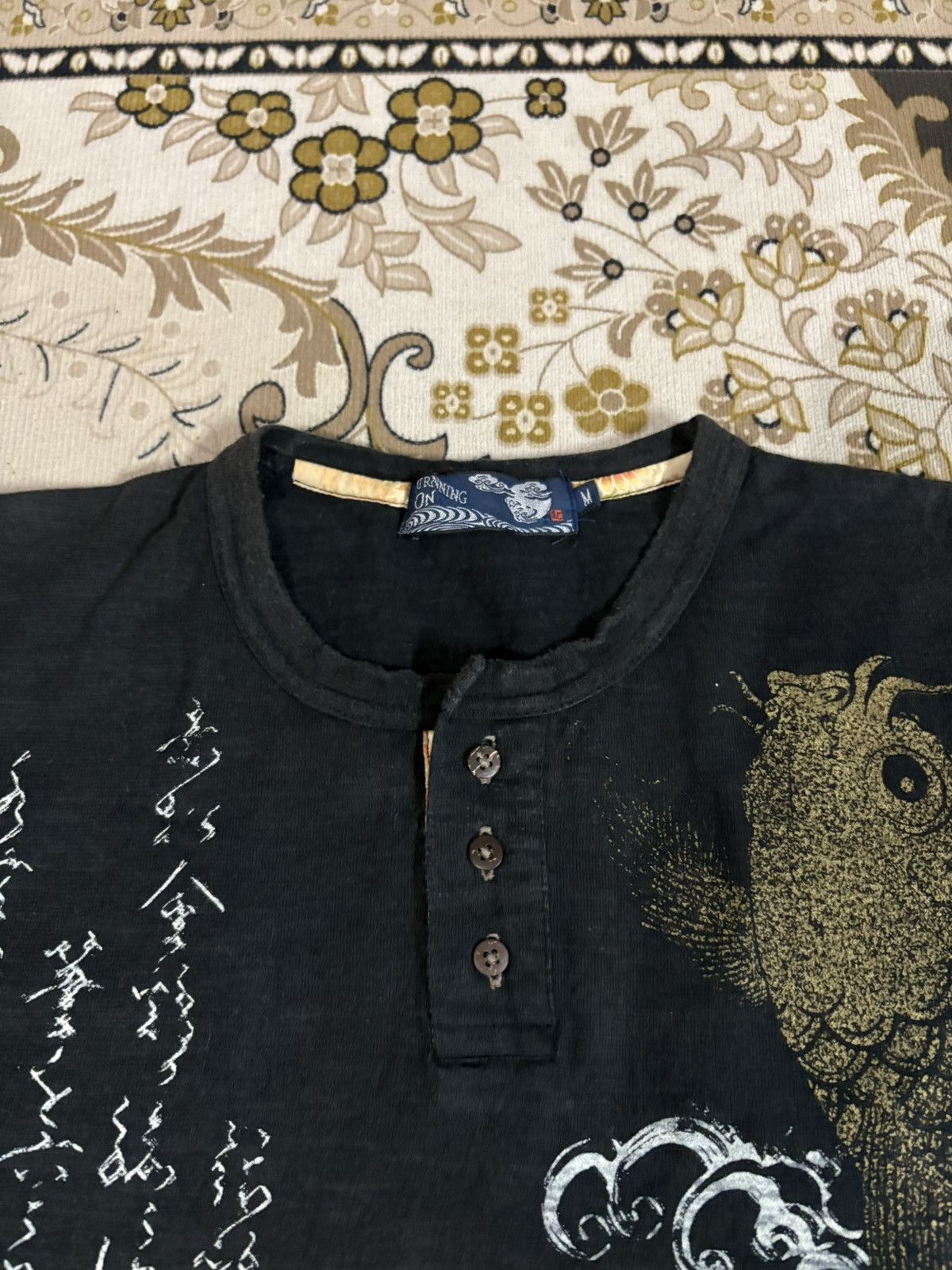 Japanese Brand Vintage Japanese Brand Sukajan Over Print T-Shirt Size US M / EU 48-50 / 2 - 5 Thumbnail