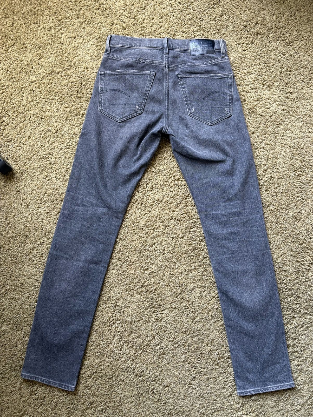 G-Star New G-Star Raw 3301 Slim Stretch Distressed 29x32 Size US 29 - 2 Thumbnail