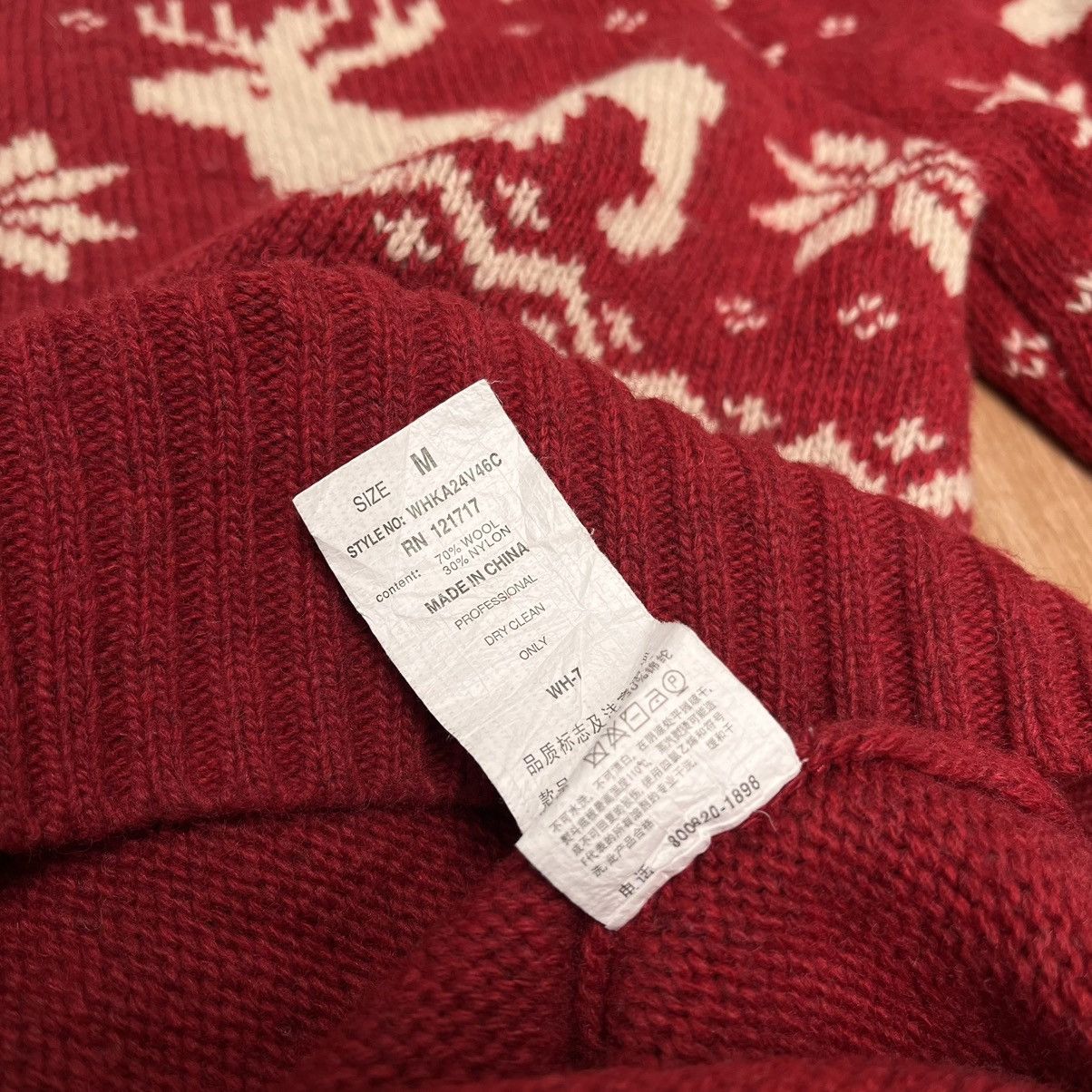 Who A.U. 💸Binding Offer Accepted💸 WHO.A.U Christmass Knitedwool Size US L / EU 52-54 / 3 - 5 Thumbnail