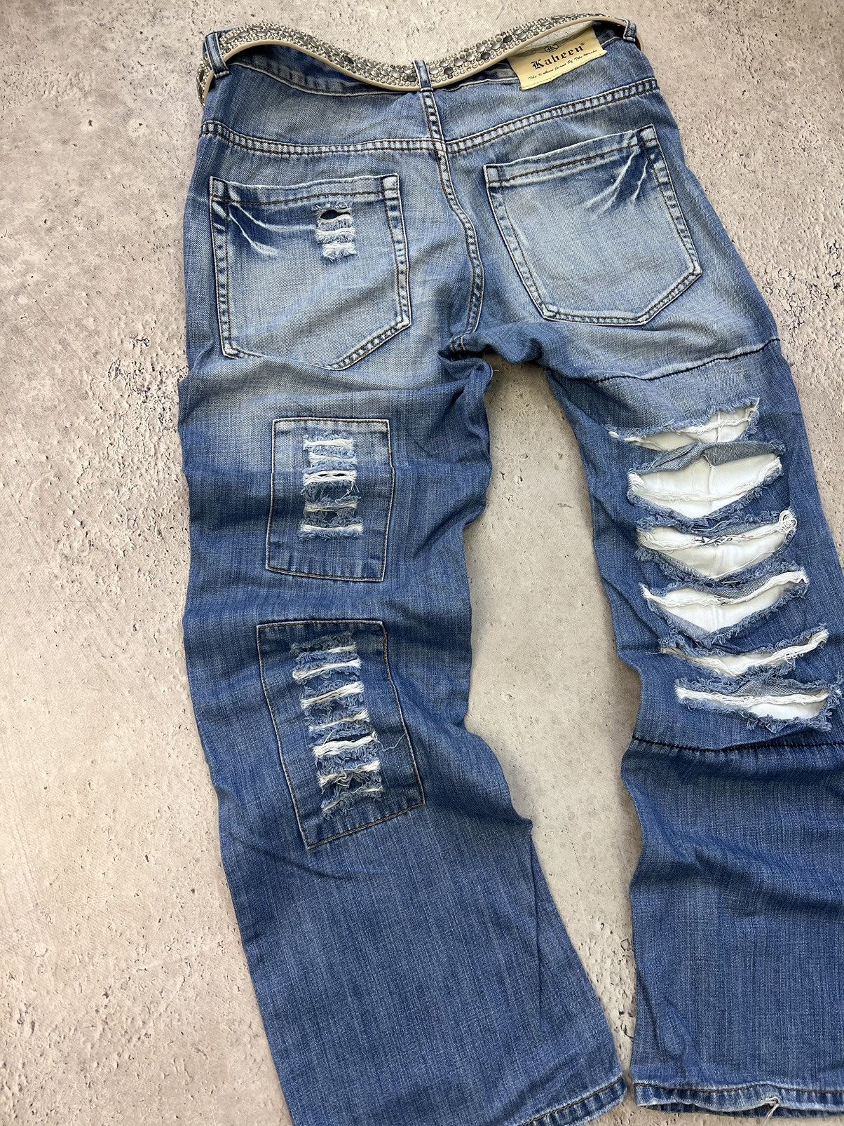 Diesel × Japanese Brand VINTAGE JAPANESE RUSTY FADED DISTRESSED PANTS+belt Size US 36 / EU 52 - 10 Thumbnail