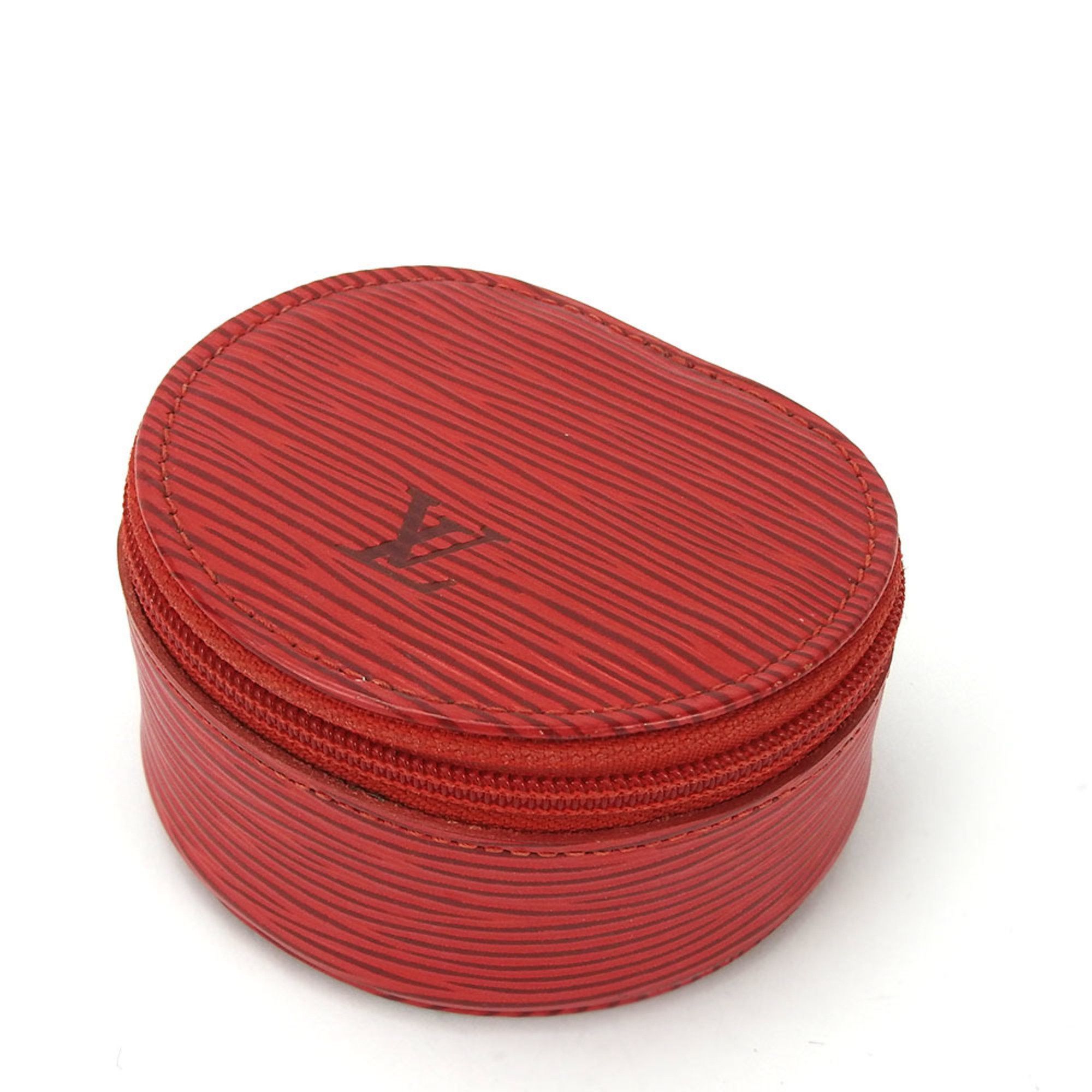 image of Louis Vuitton Pouch Ecrin Bijou M48227 Epi Leather Castilian Red Case Women's Men's Louis Vuitton