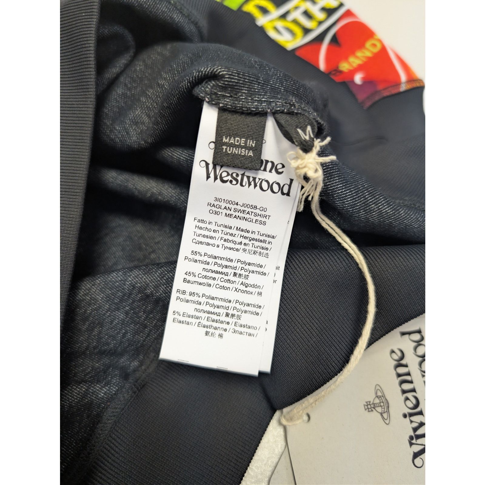 Vivienne Westwood o1rshd1 Organic Cotton Crewneck Graffiti Print Sweater Size US M / EU 48-50 / 2 - 18 Thumbnail