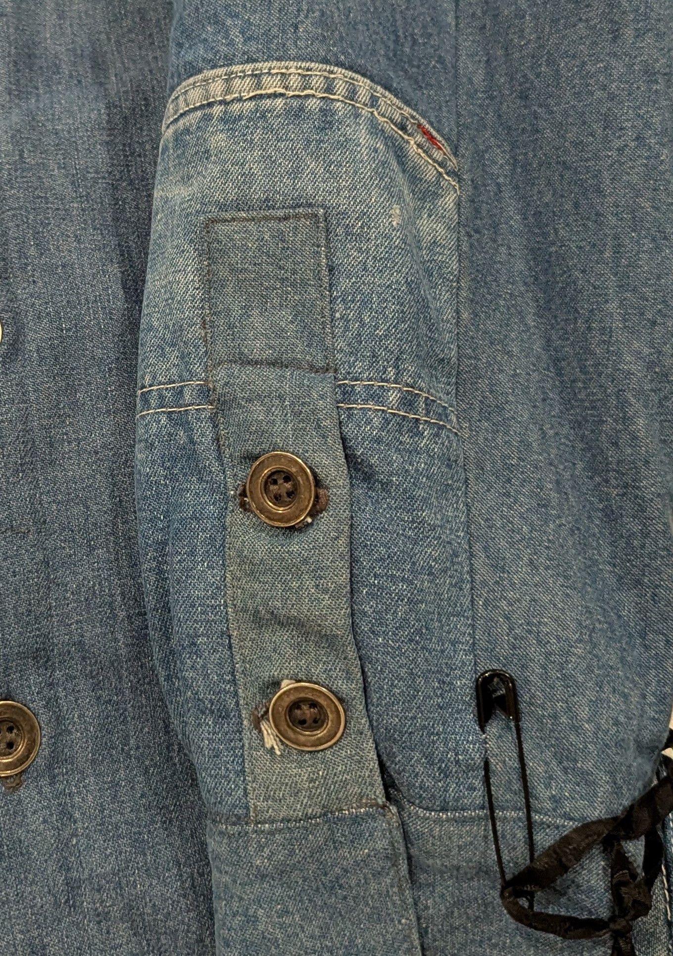 Greg Lauren Greg Lauren Sherpa Linen Denim Shawl Jacket Denim 2 - Medium Size US M / EU 48-50 / 2 - 7 Thumbnail