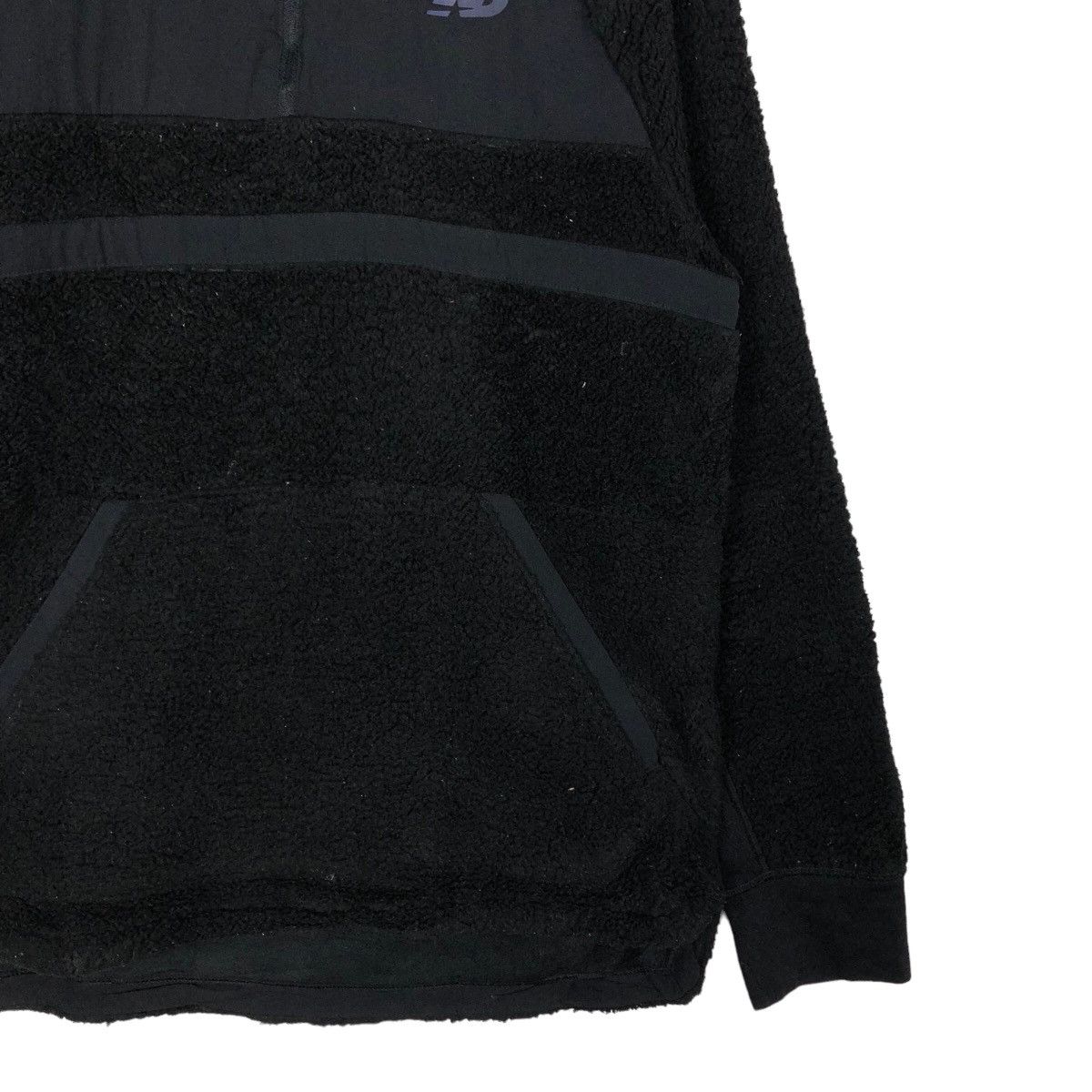 Japanese Brand 🔥Half Zipper Collar Sweatshirt New Balance Big Logo Design Size US S / EU 44-46 / 1 - 5 Thumbnail