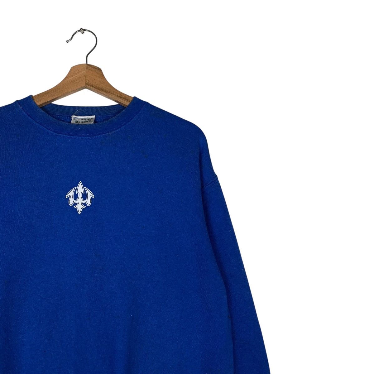 Japanese Brand DJ FREE Embroidery Big Logo Crewneck Sweatshirt #1447-C65 Size US M / EU 48-50 / 2 - 7 Thumbnail