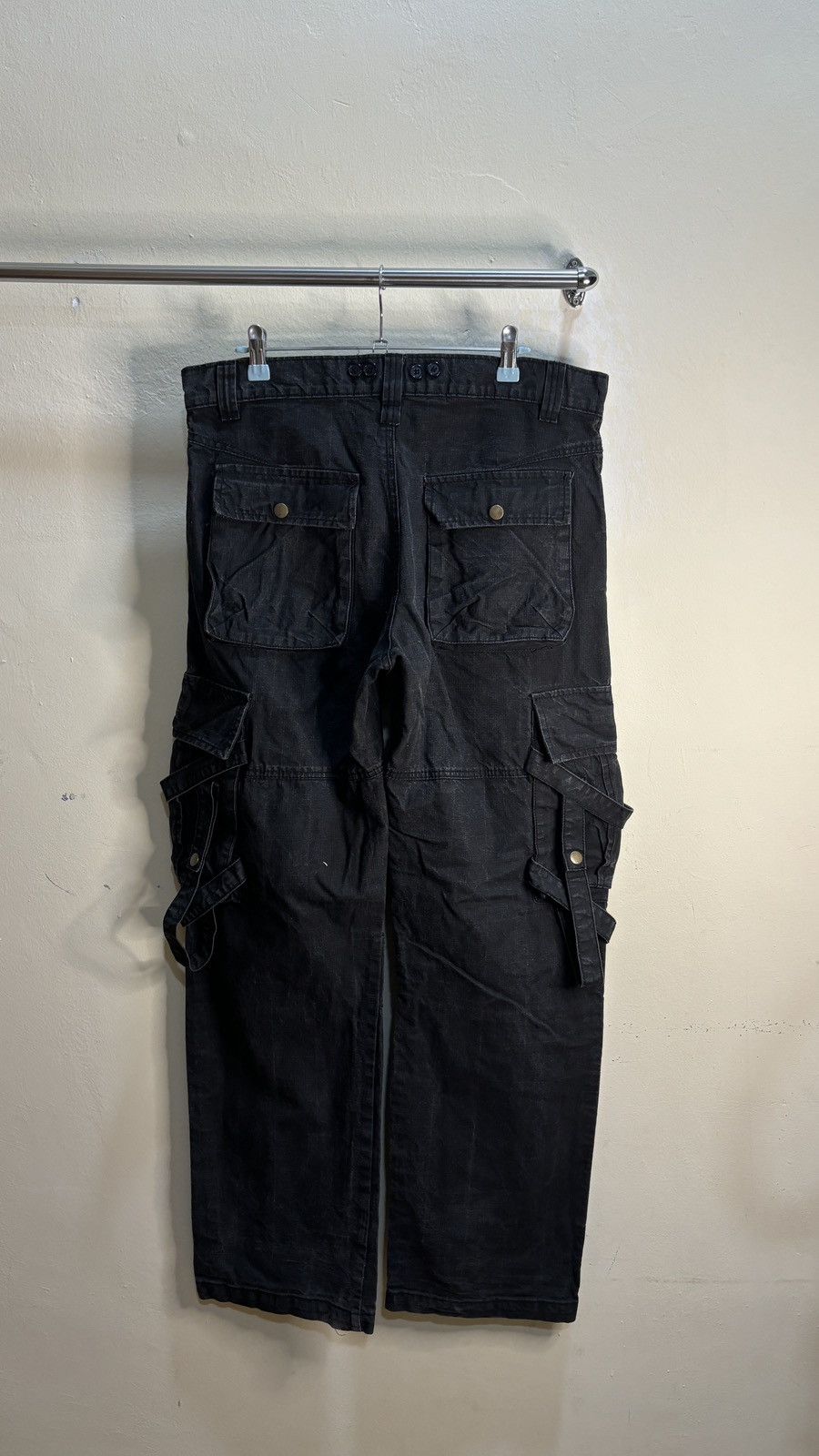 Japanese Brand RAIN Bondage Cargo Pants Size US 35 - 2 Thumbnail