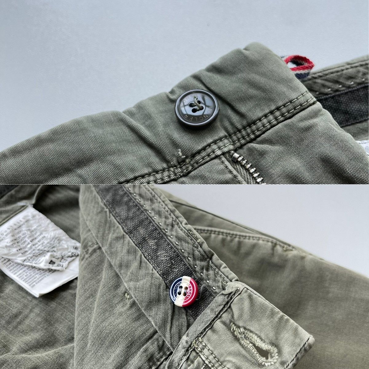 Moncler Moncler Garment Classic Slim Fit Chino Stretch Pants Olive Size US 36 / EU 52 - 7 Thumbnail