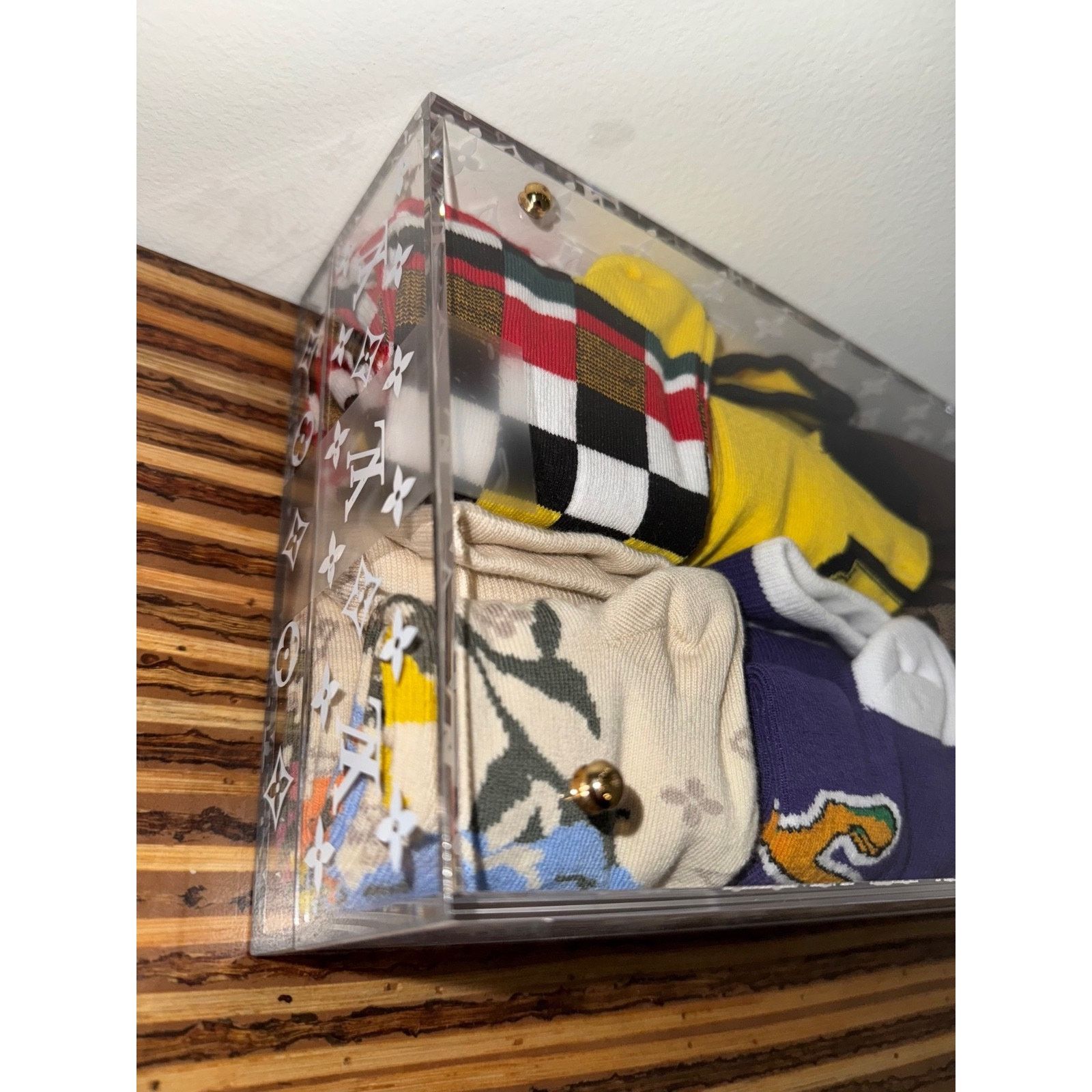 Louis Vuitton Louis Vuitton LV Archives 6 Socks Set Boite Scott Monogram Size ONE SIZE - 18 Thumbnail