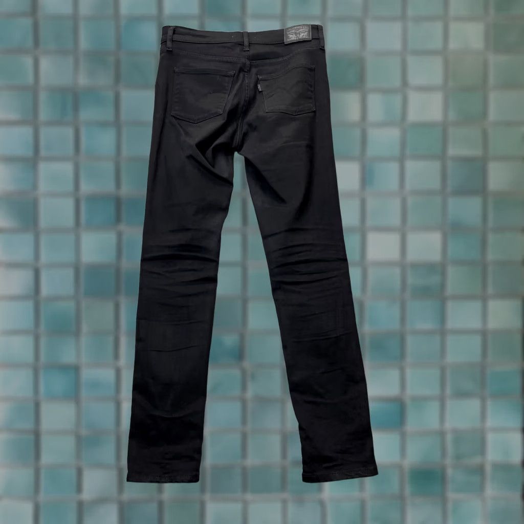 Levi's Levi's 311 Jeans Womens 27 Black Shaping Skinny Leg Logo Dark Wash Denim Cotton Jeans - Levi's 311 Shaping Skinny Womens Jeans 27 Black City Preppy Size 27" / US 4 / IT 40 - 1 Thumbnail