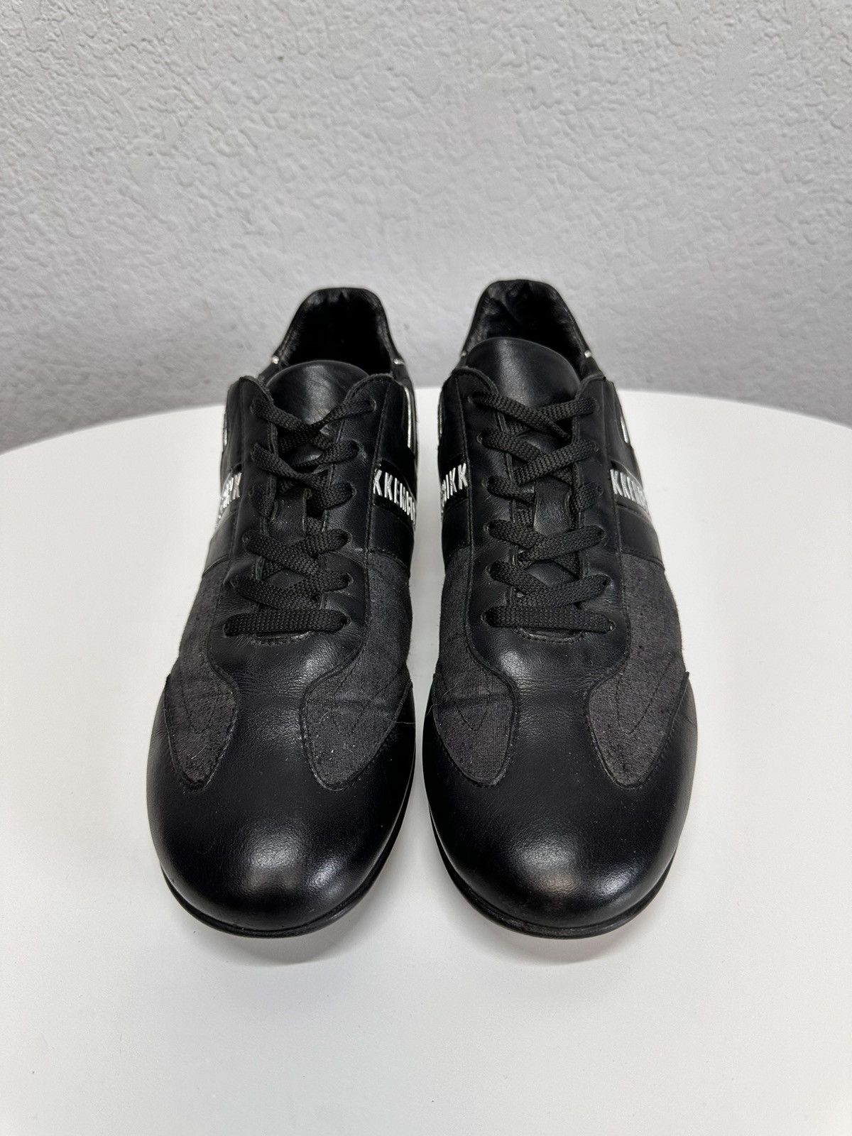 Dirk Bikkembergs Bikkembergs Black Leather Sneakers Minimal Sport Luxe Size US 7 / EU 40 - 4 Thumbnail