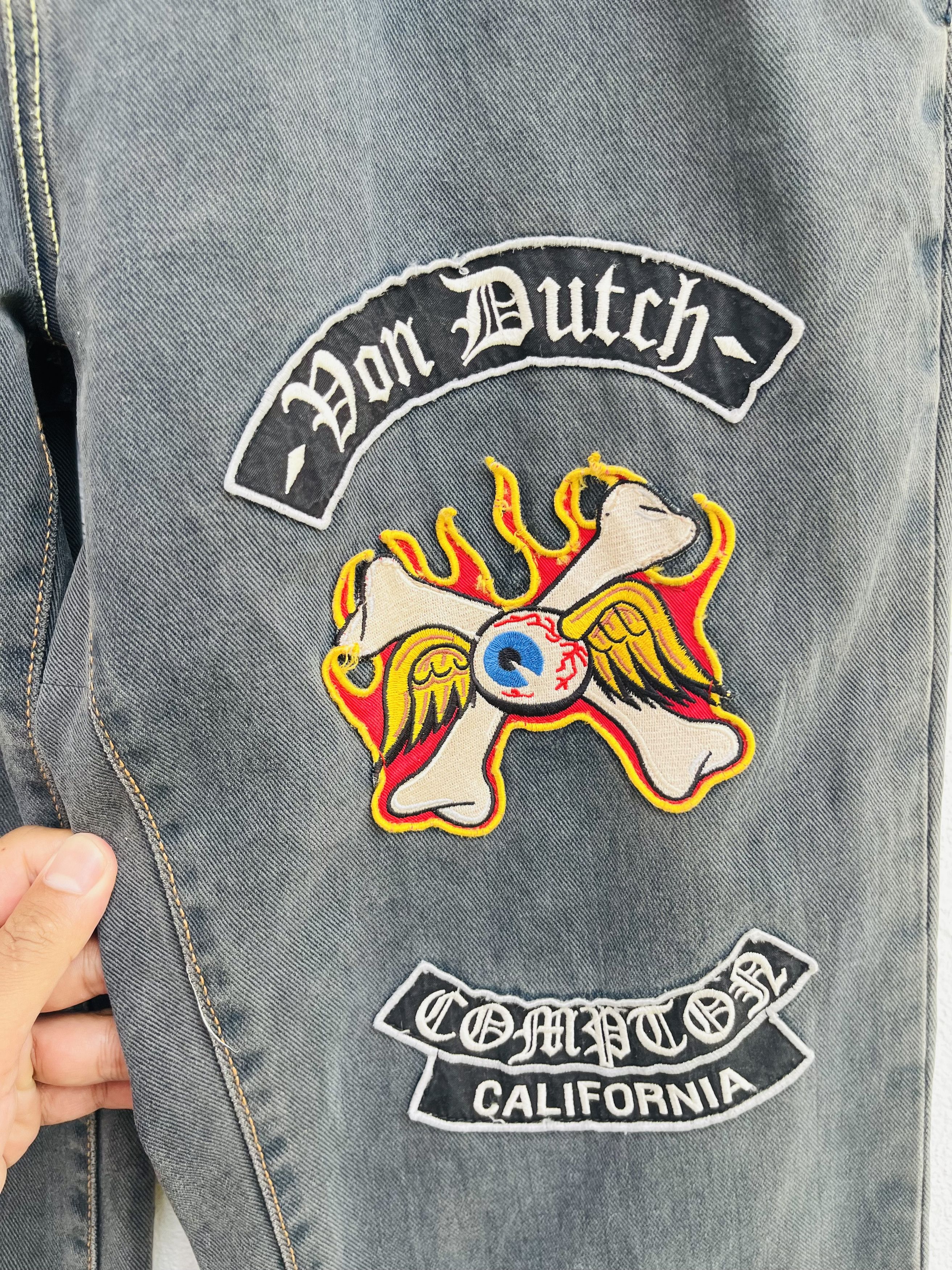 Von Dutch Vintage Von Dutch Patches Skull Streetwear Fashion Style Size US 38 / EU 54 - 5 Thumbnail