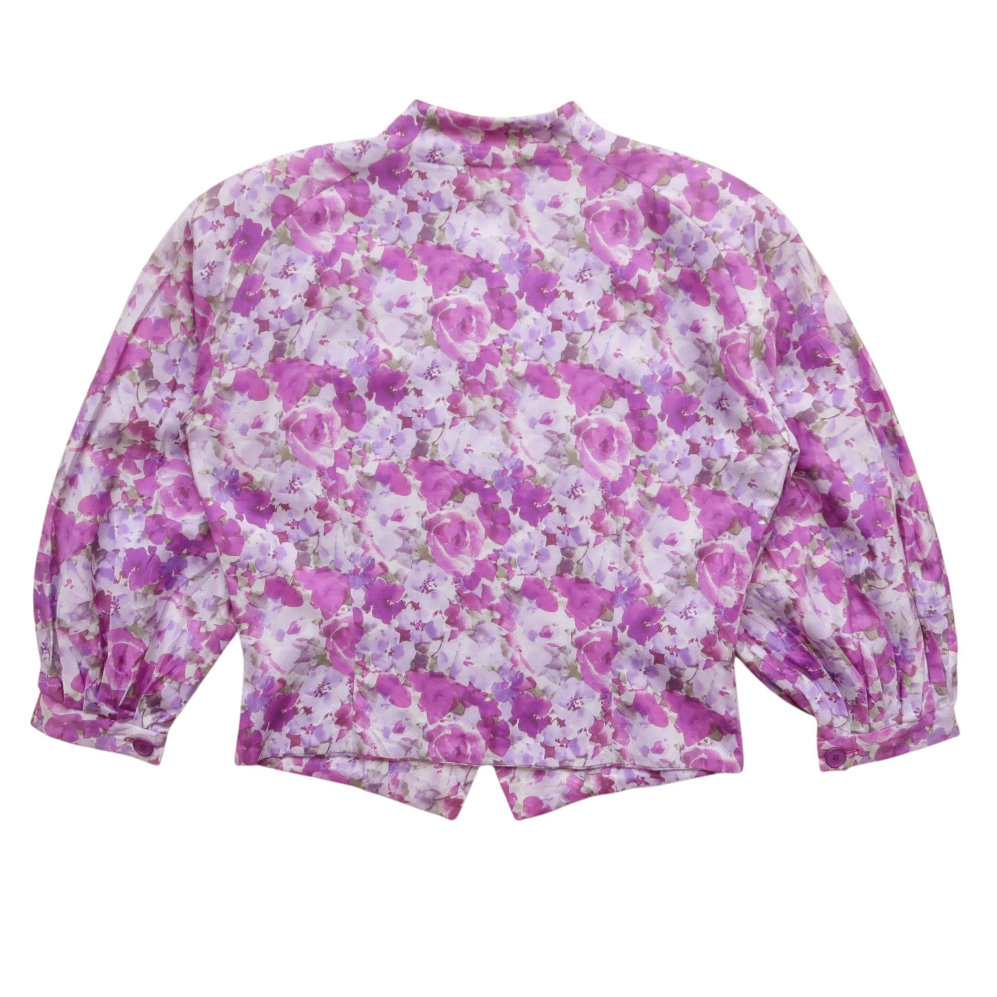 Dior 1990s Christian Dior Jacquard Floral Blazer Jacket Size M / US 6-8 / IT 42-44 - 2 Thumbnail
