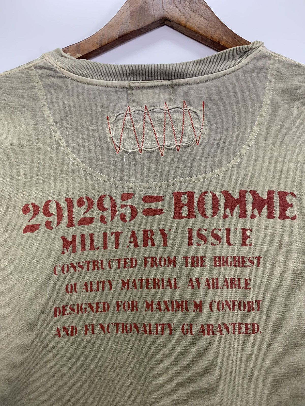 Japanese Brand × Vintage Vintage 291295 Homme Military Issue Sweatshirt Size US S / EU 44-46 / 1 - 11 Thumbnail