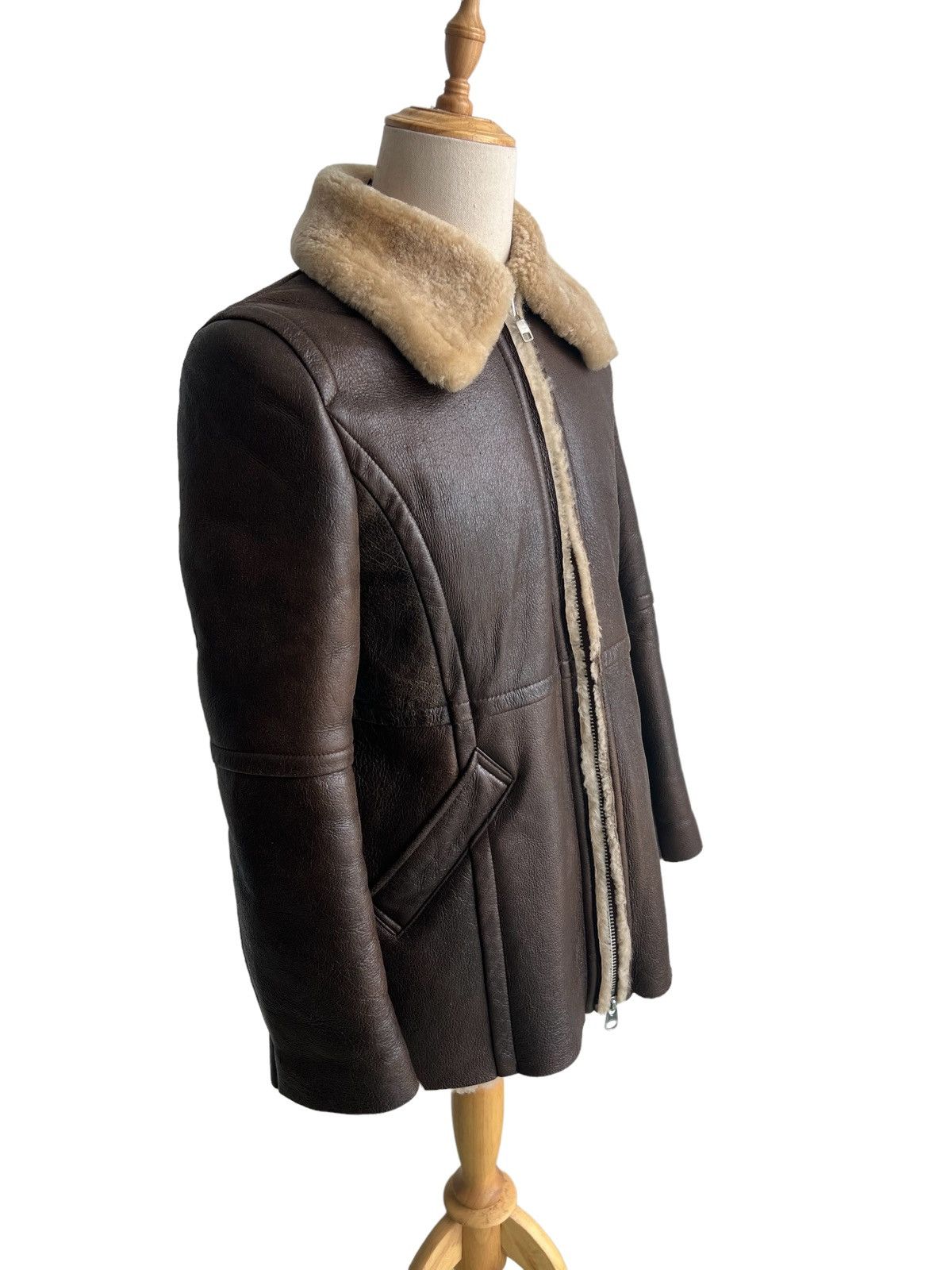 Comme des Garcons RARE Collection Zucca Sheepskin Shearling B-3 Long Jacket Size US M / EU 48-50 / 2 - 4 Thumbnail