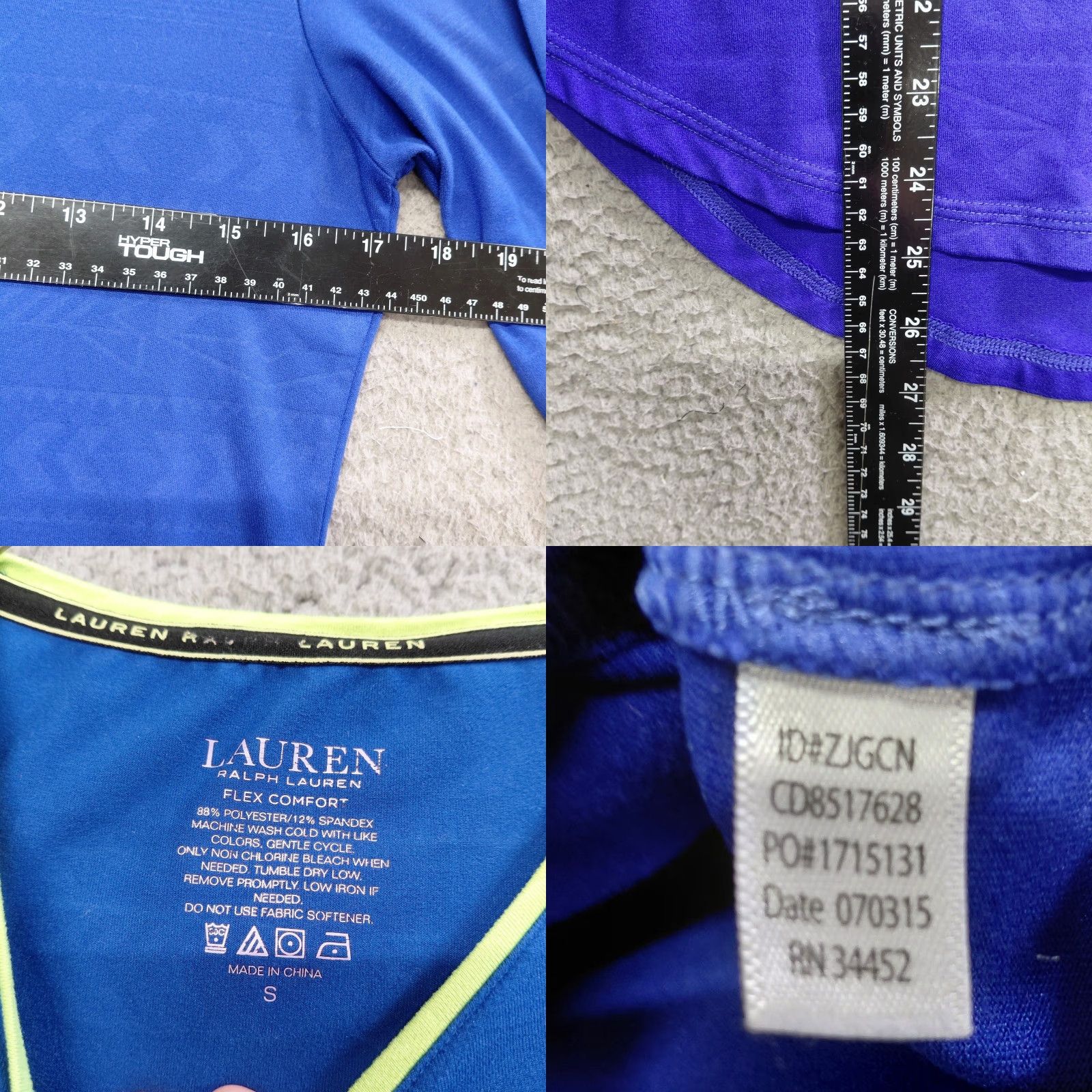 Ralph Lauren Lauren Ralph Lauren Flex Comfort Shirt Womens Sz Small Blue Long Sleeve Stretch Shirt Womens Sz Small Blue Long Sleeve Stretch Size S / US 4 / IT 40 - 9 Thumbnail