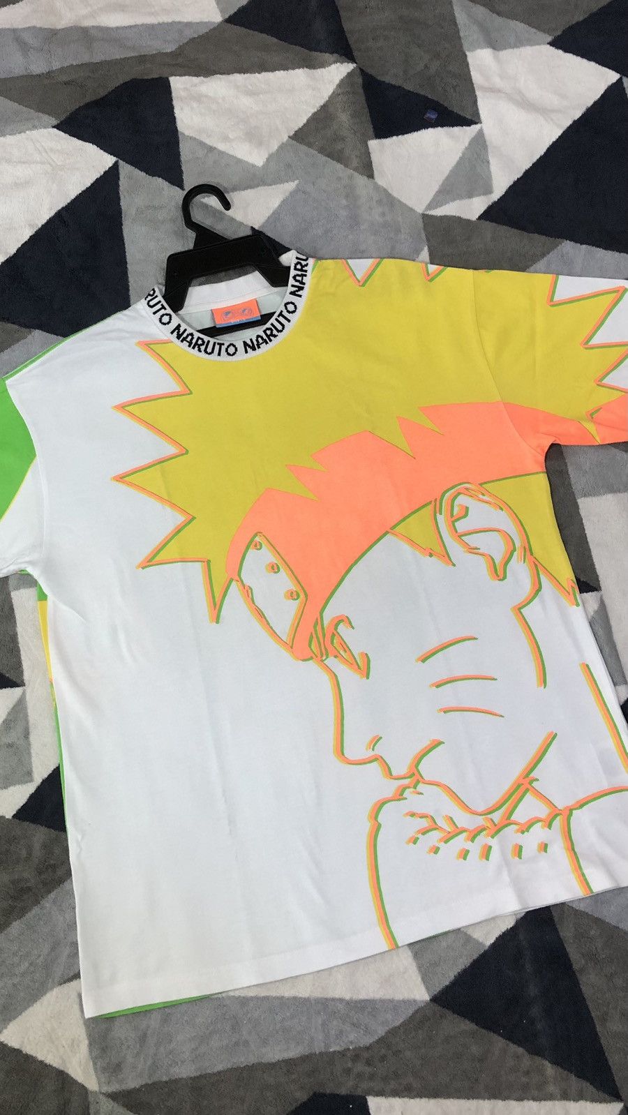 Anime × Cartoon Network × Japanese Brand Naruto Sasuke Overprint Tshirt Size US L / EU 52-54 / 3 - 3 Thumbnail