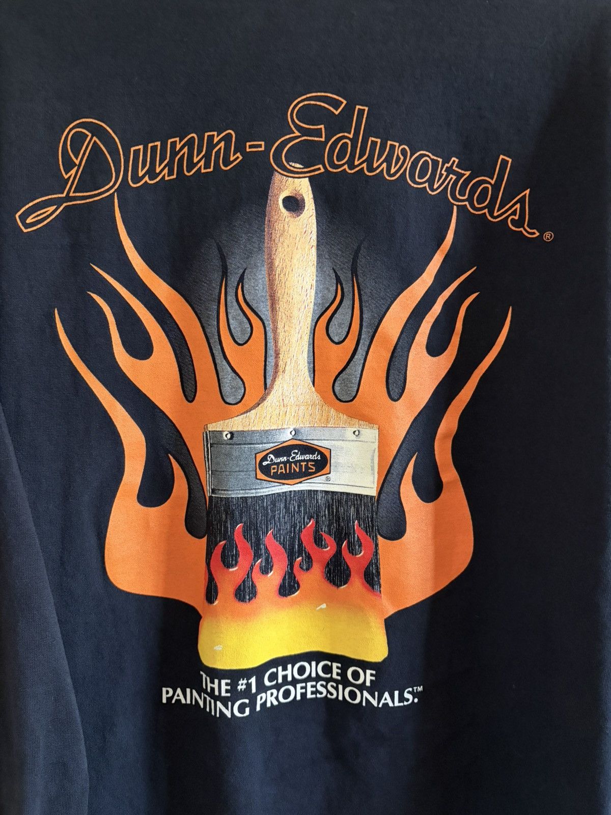 Other Dunn-Edwards Paints Promo Flame Long Sleeve Black Tee XL Size US XL / EU 56 / 4 - 5 Thumbnail