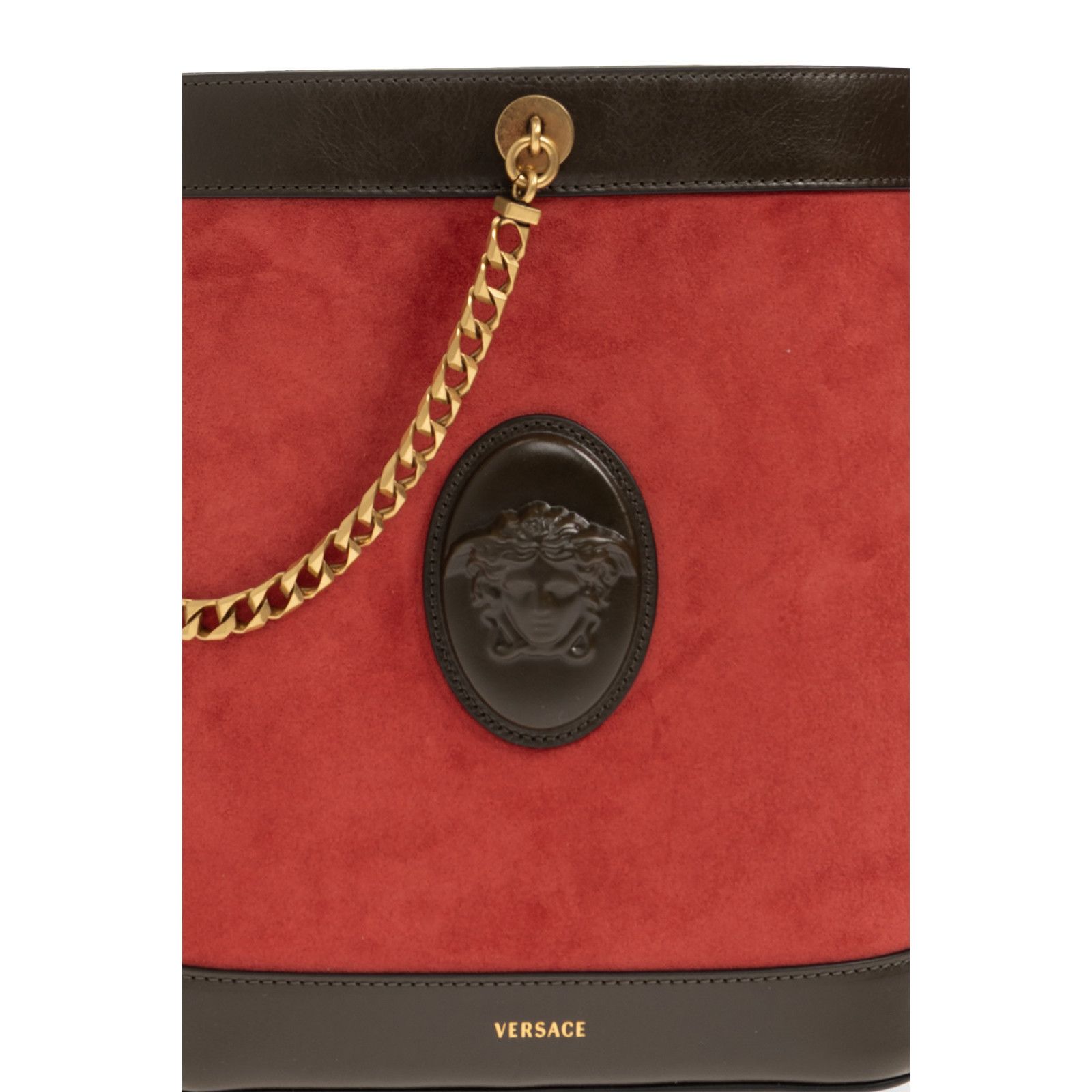 Versace VERSACE Pivot Small Red Leather Shoudler Bag New & Authentic Size ONE SIZE - 5 Thumbnail