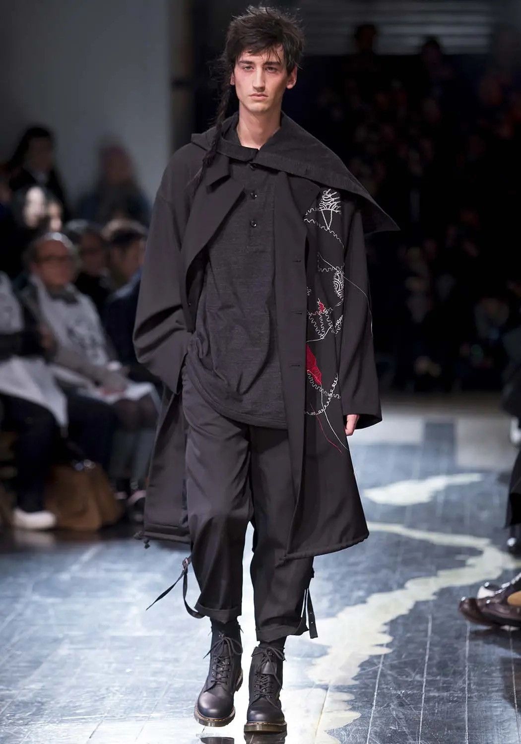 Yohji Yamamoto Pour Homme AW16 Bondage Side Tape Pants