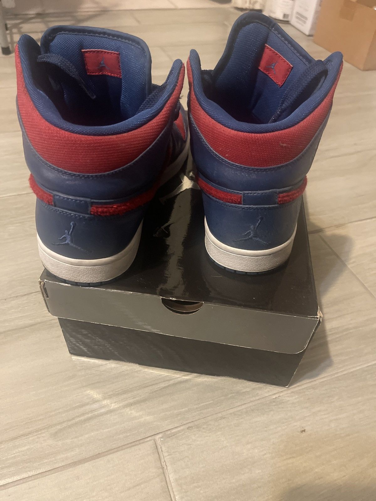 Jordan Brand Nike Air Jordan 1 French Blue Phat 2009 Premier Size US 10.5 / EU 43-44 - 6 Thumbnail