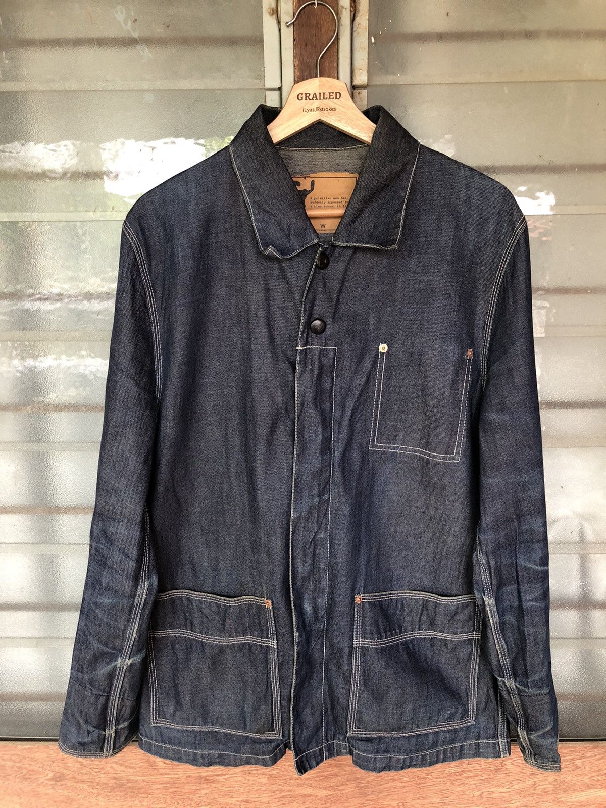 PPFM Vintage PPFM Denim Jacket Size US L / EU 52-54 / 3 - 1 Thumbnail