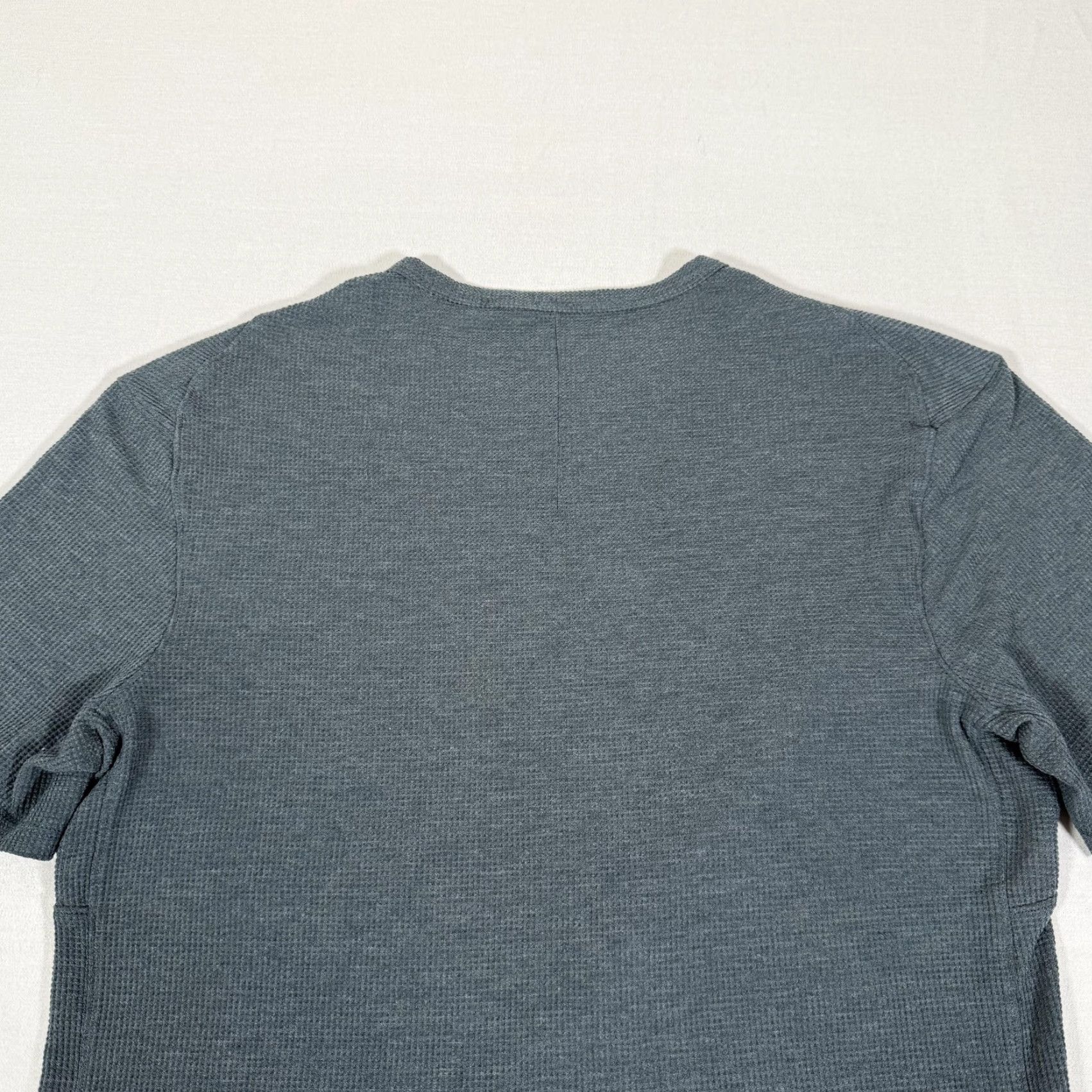 Lululemon Lululemon Shirt Mens Medium Gray Shift Stitch Waffle Knit Thermal Running Tee Size US M / EU 48-50 / 2 - 7 Thumbnail