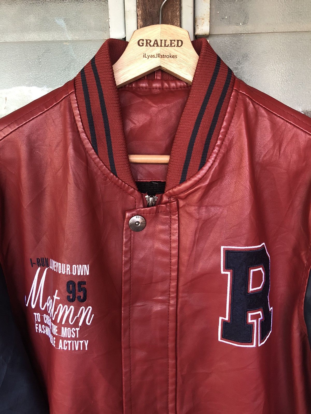 Japanese Brand 92th Ganata Fashionable Activty Varsity Jacket Size US M / EU 48-50 / 2 - 14 Thumbnail