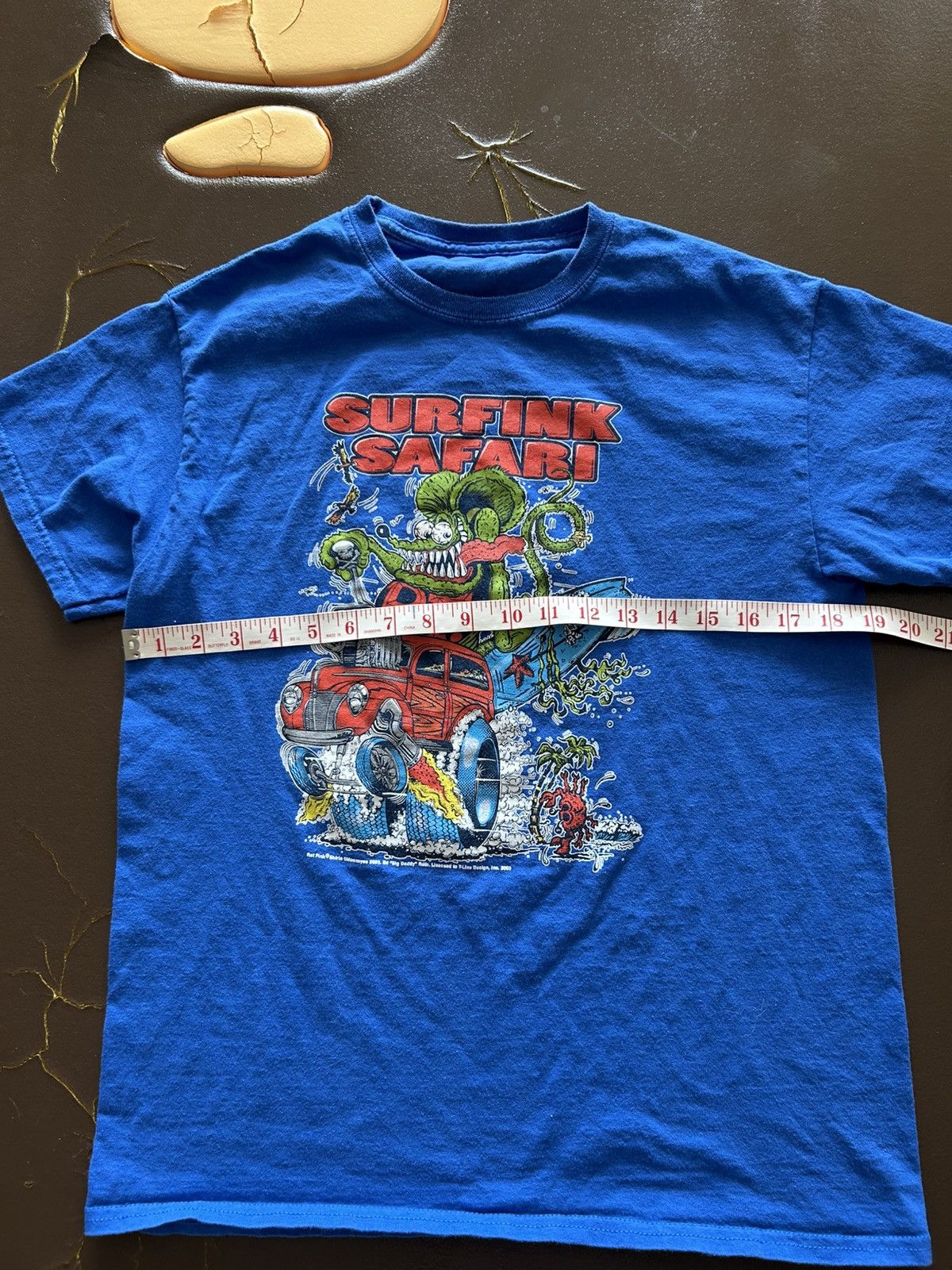 Vintage Vintage Rat Fink 2003 Surfink Safari Car Tee Blue Size US M / EU 48-50 / 2 - 4 Thumbnail