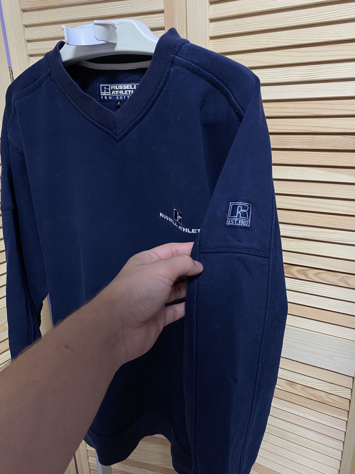 Russell Athletic 🌠 Vintage 90s Sweater Russell Athletic Boxy Fit Oversized Size US S / EU 44-46 / 1 - 7 Thumbnail