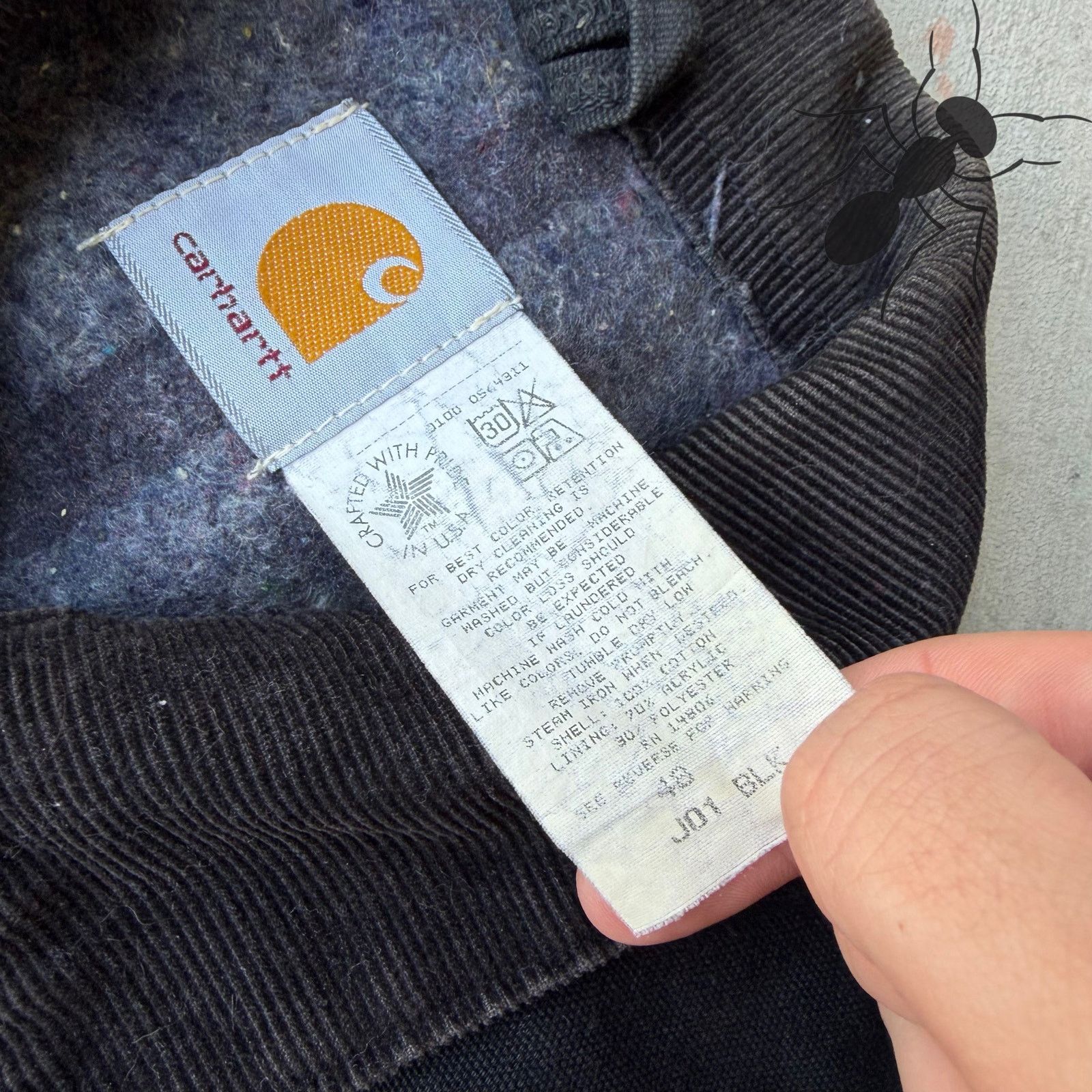 Carhartt × Vintage Carhartt J01 black Detroit work wear jacket Size US XL / EU 56 / 4 - 6 Thumbnail