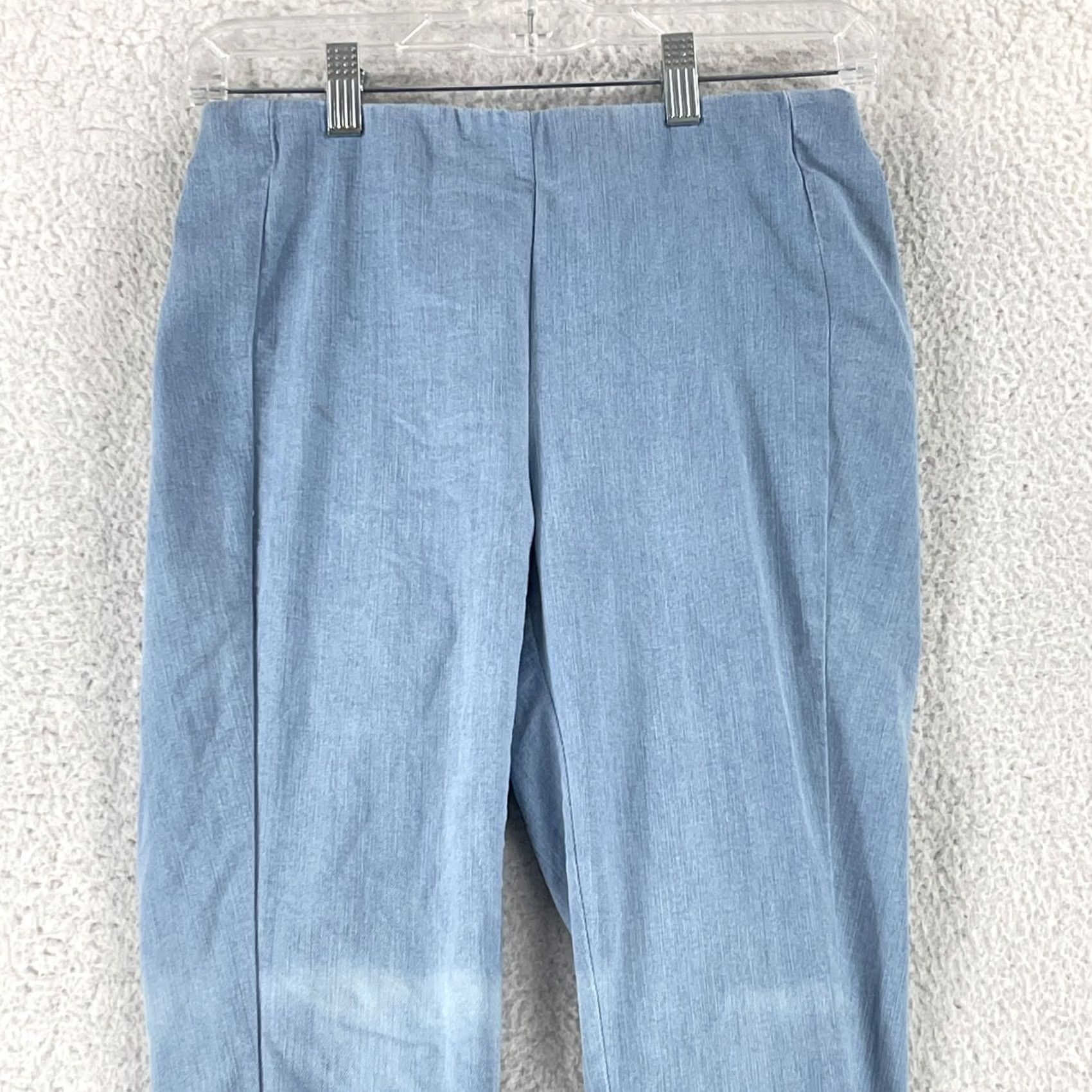 Rag & Bone Rag & Bone Pants Womens Size 4 Blue Denim Mid-Rise Straight Stretch Casual Size 27" / US 4 / IT 40 - 3 Thumbnail