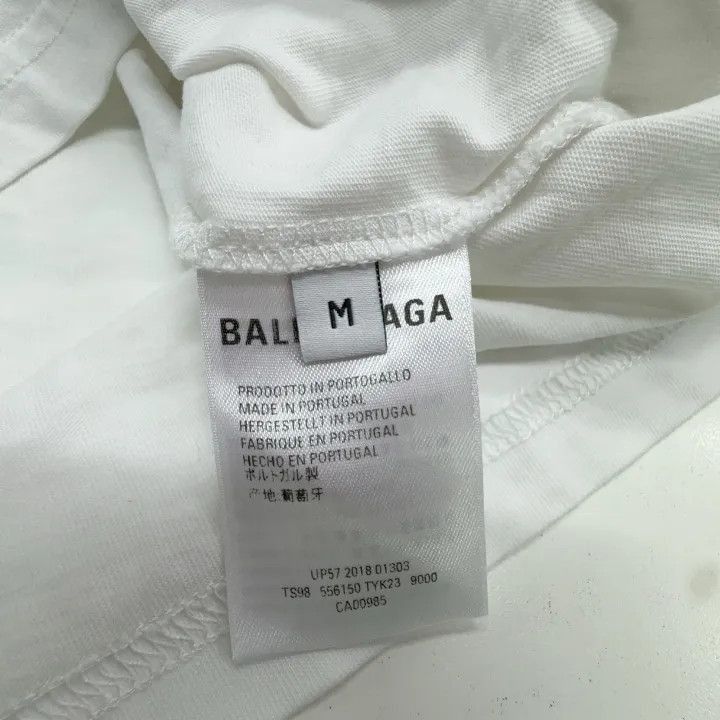 Balenciaga Balenciaga Balenciaga Logo Print Crew Neck TShirt -2507 Size US M / EU 48-50 / 2 - 5 Thumbnail