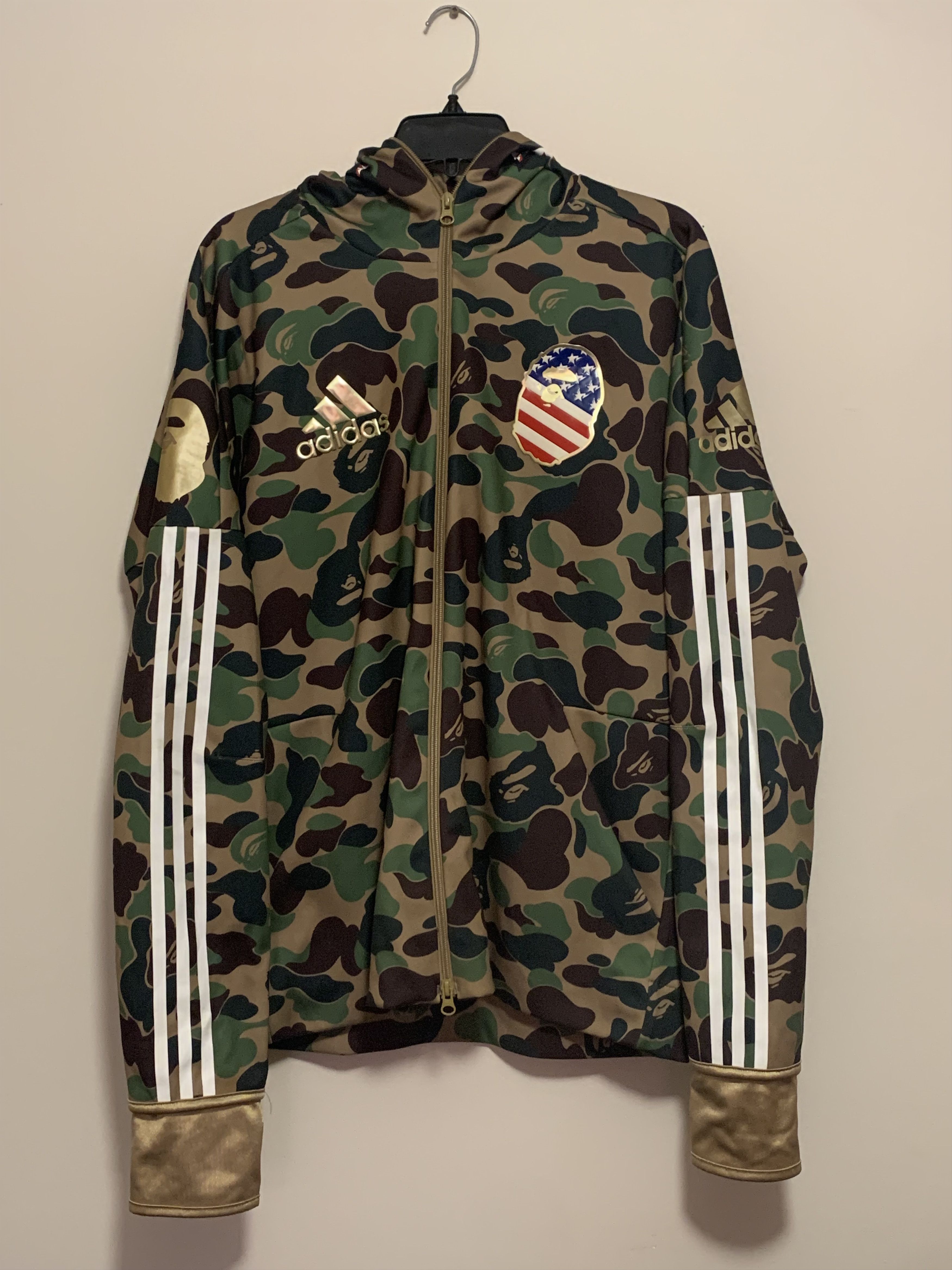 Adidas Bape Shark Hoodie | Grailed