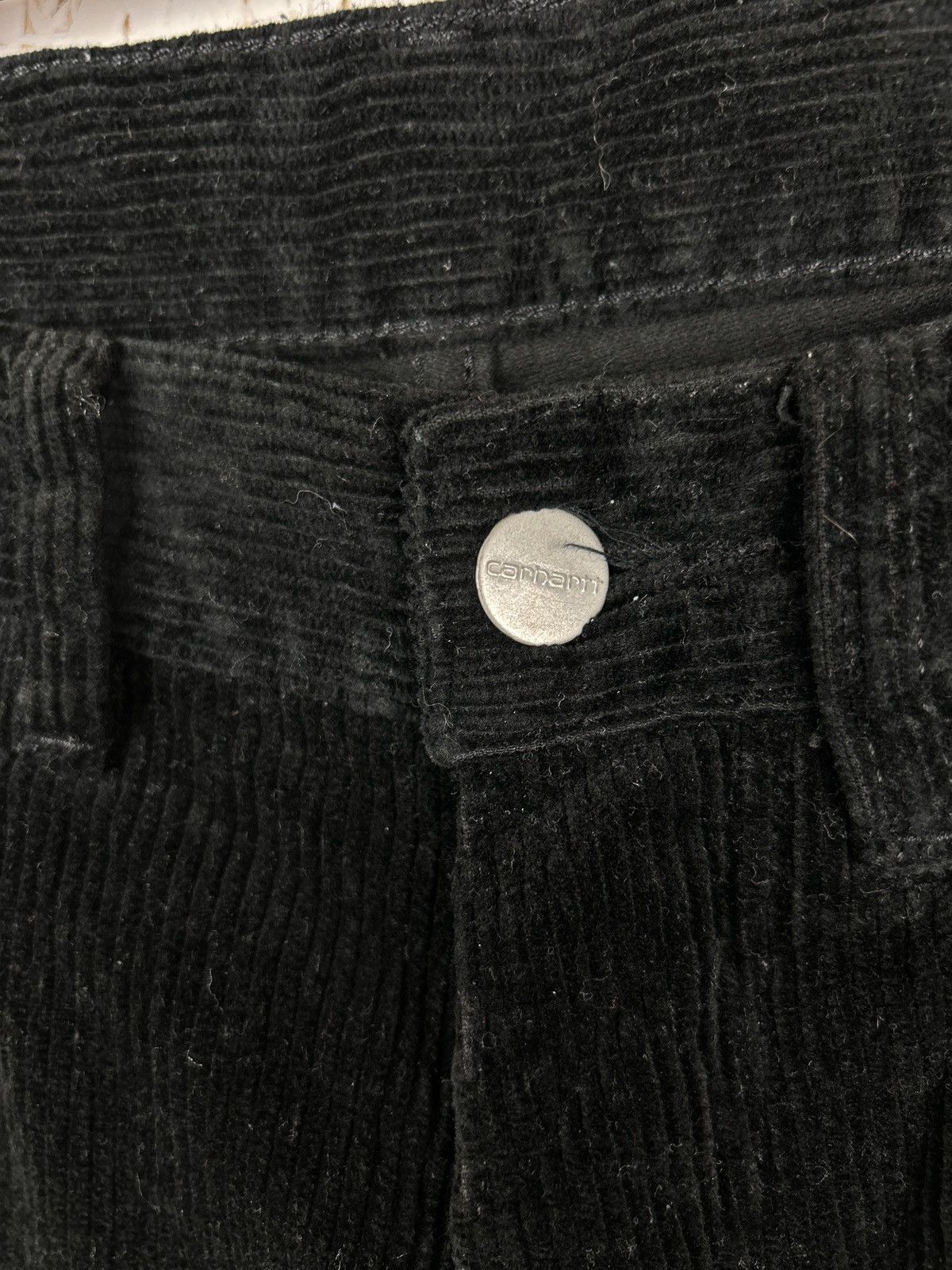 Carhartt Carhartt Newel Pant Corduroy Velvet Pants Size 30 Black Size US 30 / EU 46 - 5 Thumbnail
