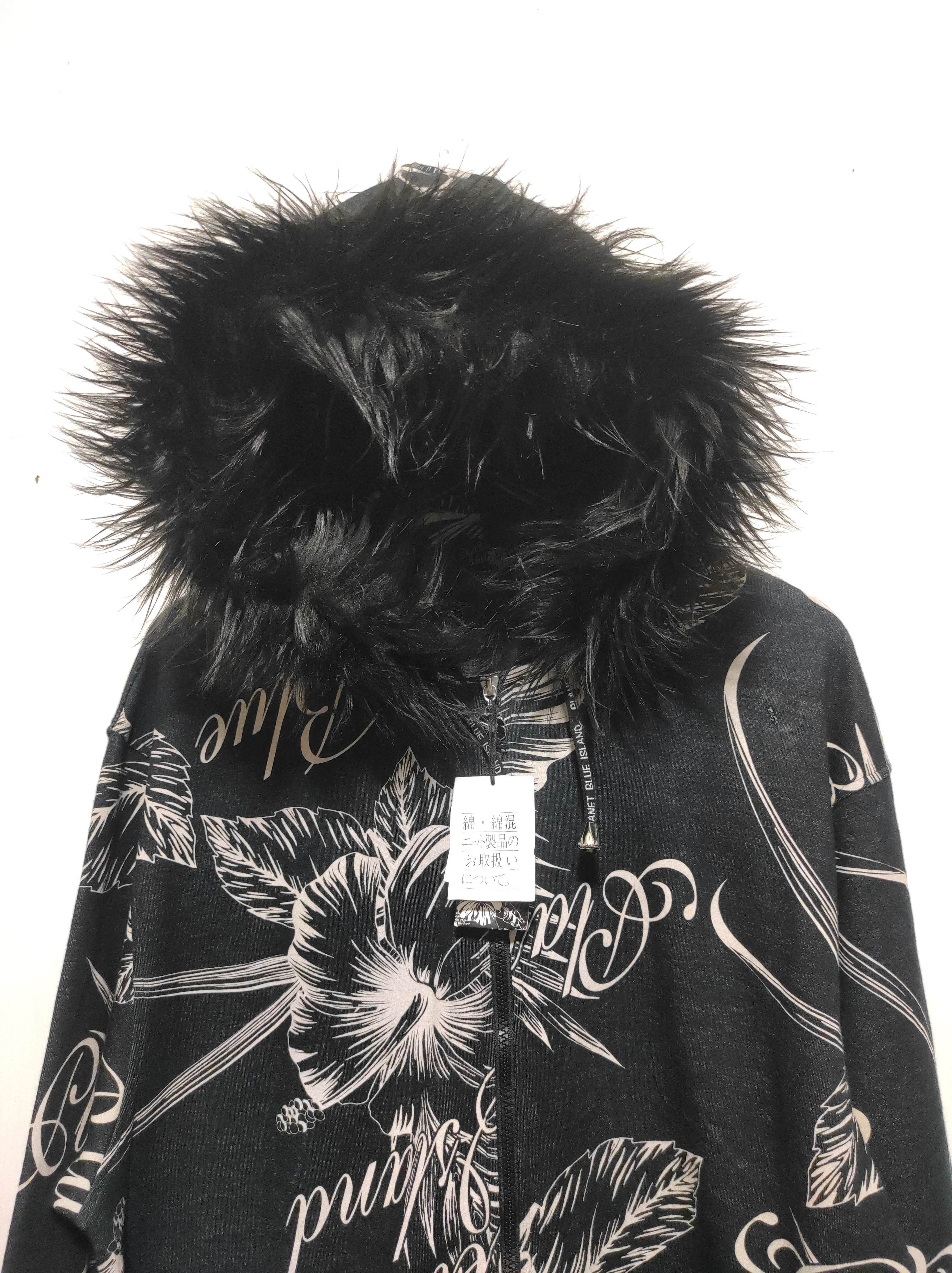 Hysteric Glamour Planet blue island Zip Fur Hoodie i6w9 Lgb Style Size US L / EU 52-54 / 3 - 3 Thumbnail