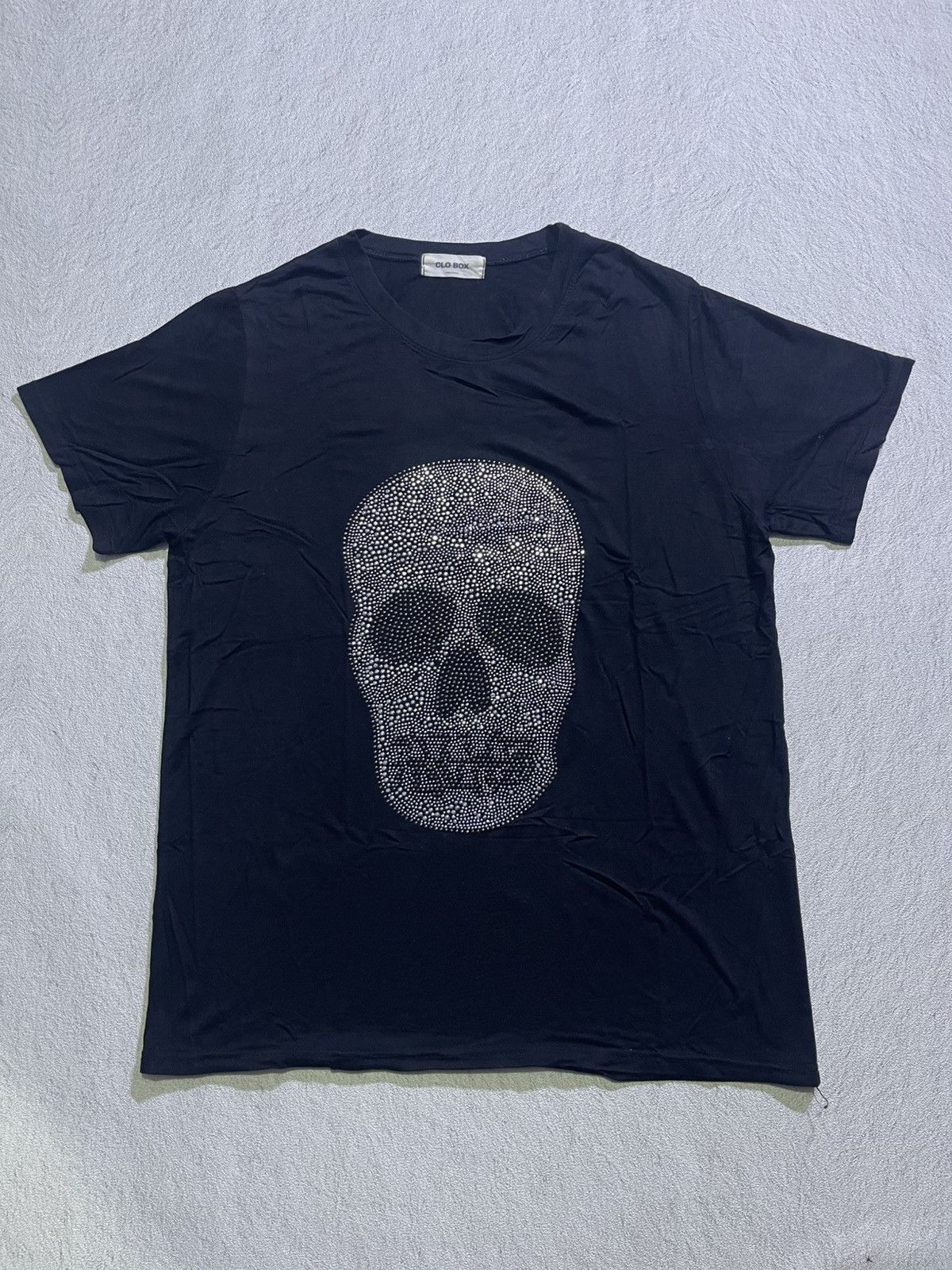 If Six Was Nine Y2K CLO BOX short tshirt skull gliter style Size US M / EU 48-50 / 2 - 1 Thumbnail