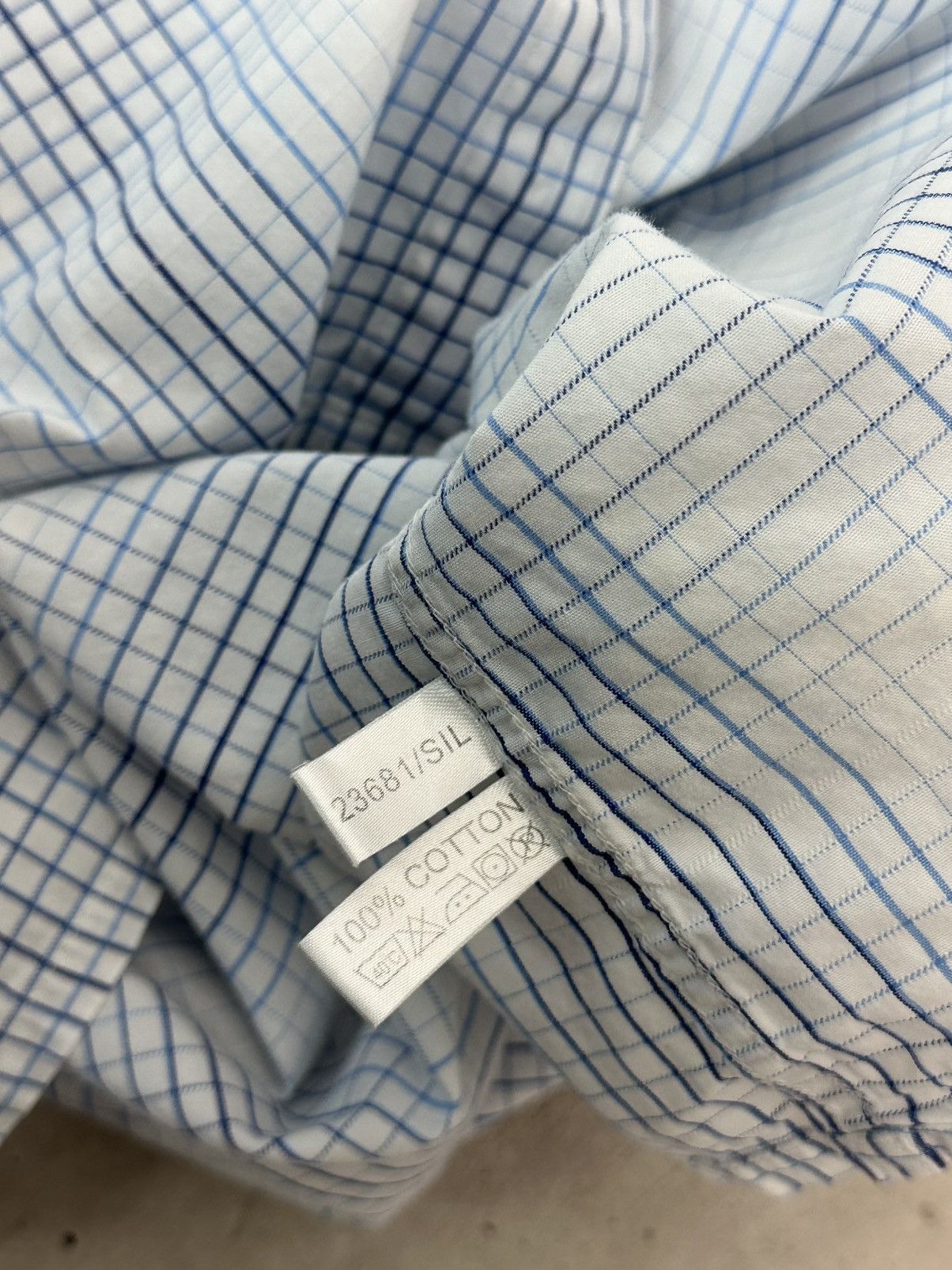 Yves Saint Laurent YSL Yves Saint Laurent Vintage Check Short Sleeve Shirt Size US M / EU 48-50 / 2 - 10 Thumbnail