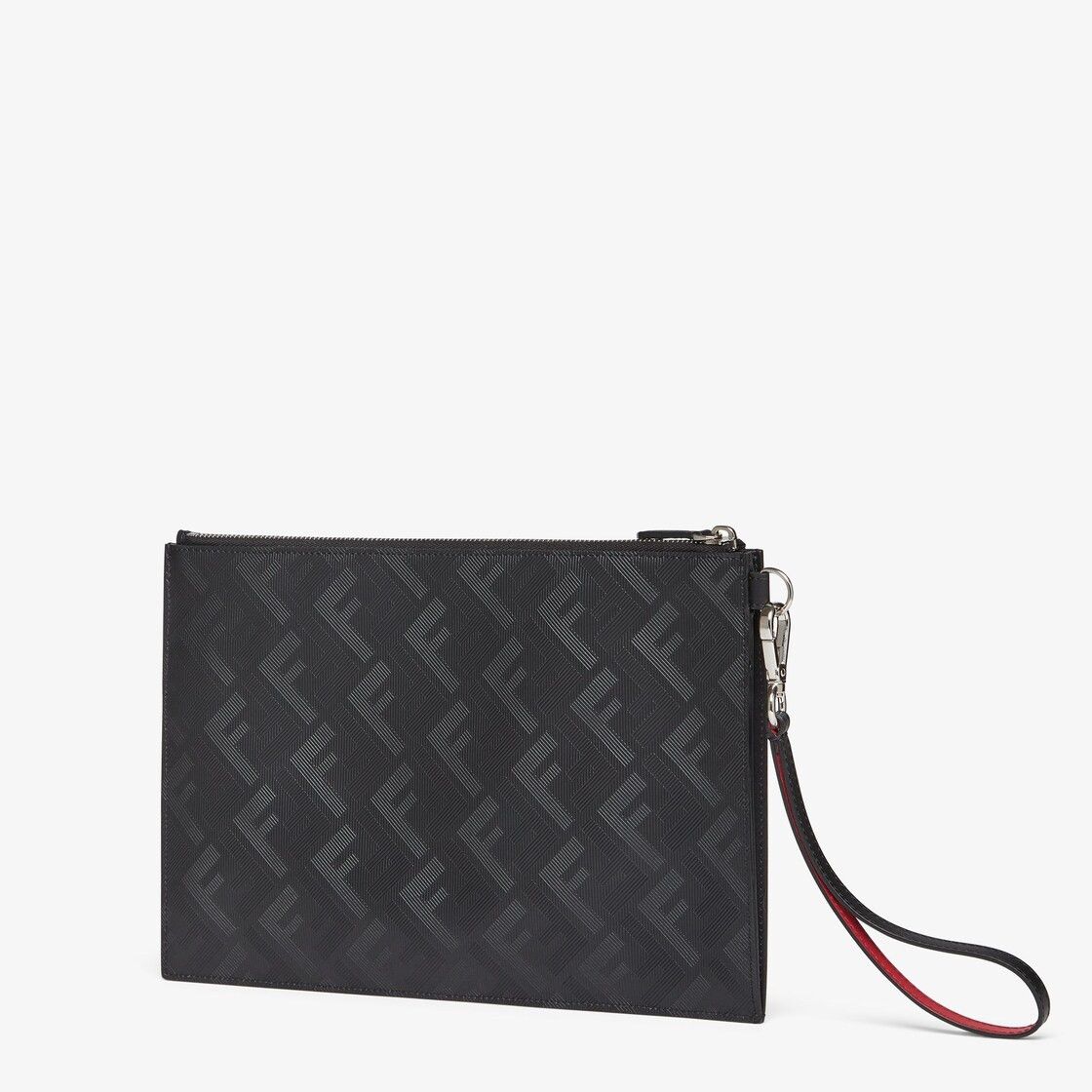 Fendi o1s1wg111025 Size: OS / FF Shadow Flat Pouch in Black Size ONE SIZE - 2 Thumbnail