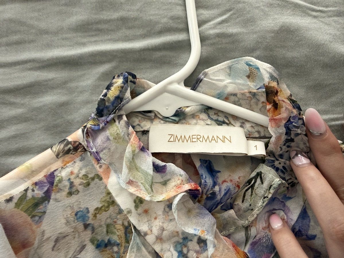 Zimmermann Zimmermann Tama Ruffle Mini Dress – Size 1 Size S / US 4 / IT 40 - 5 Thumbnail