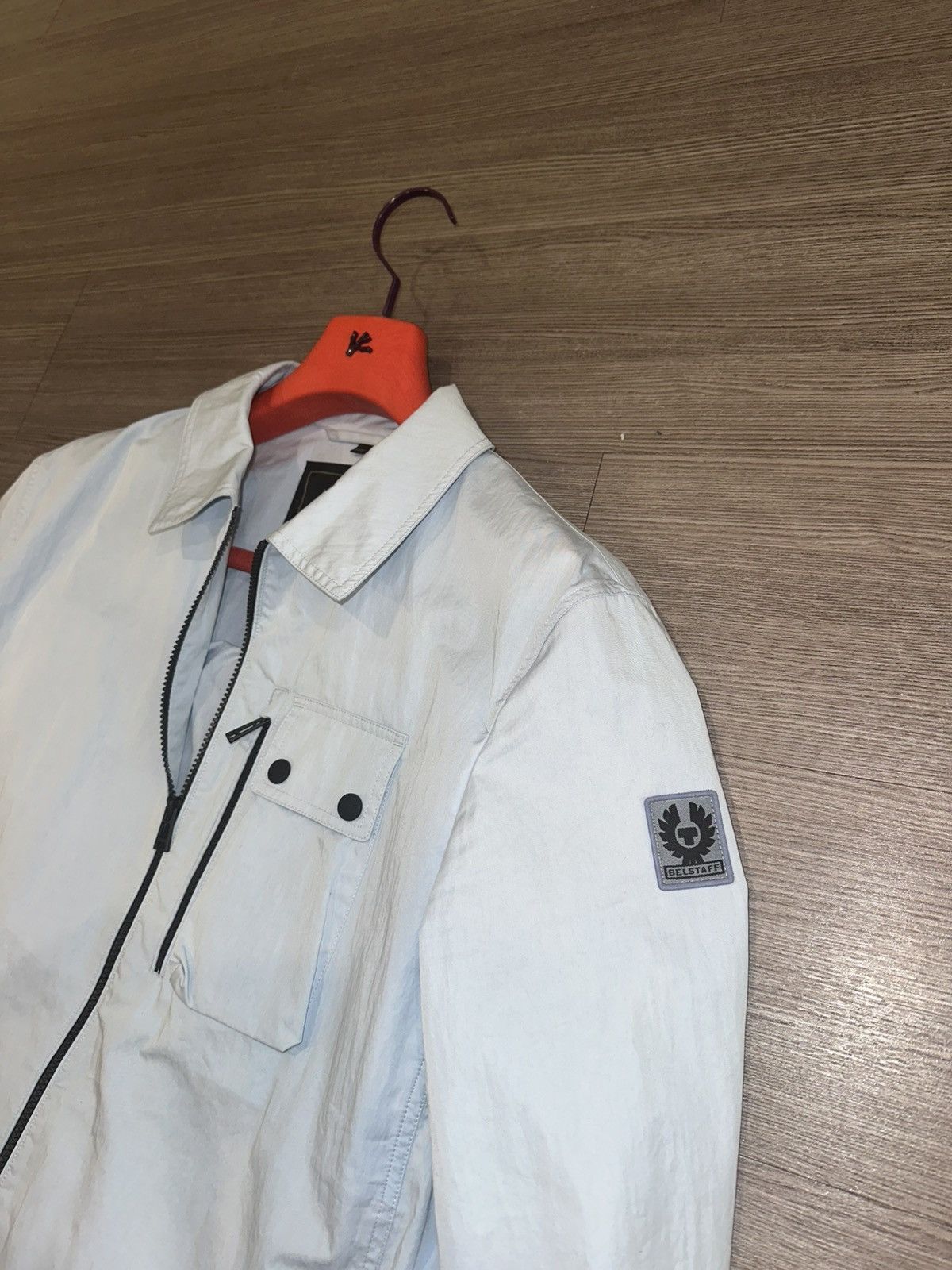 Belstaff Light blue belstaff windbreak jacket Size US XL / EU 56 / 4 - 1 Thumbnail