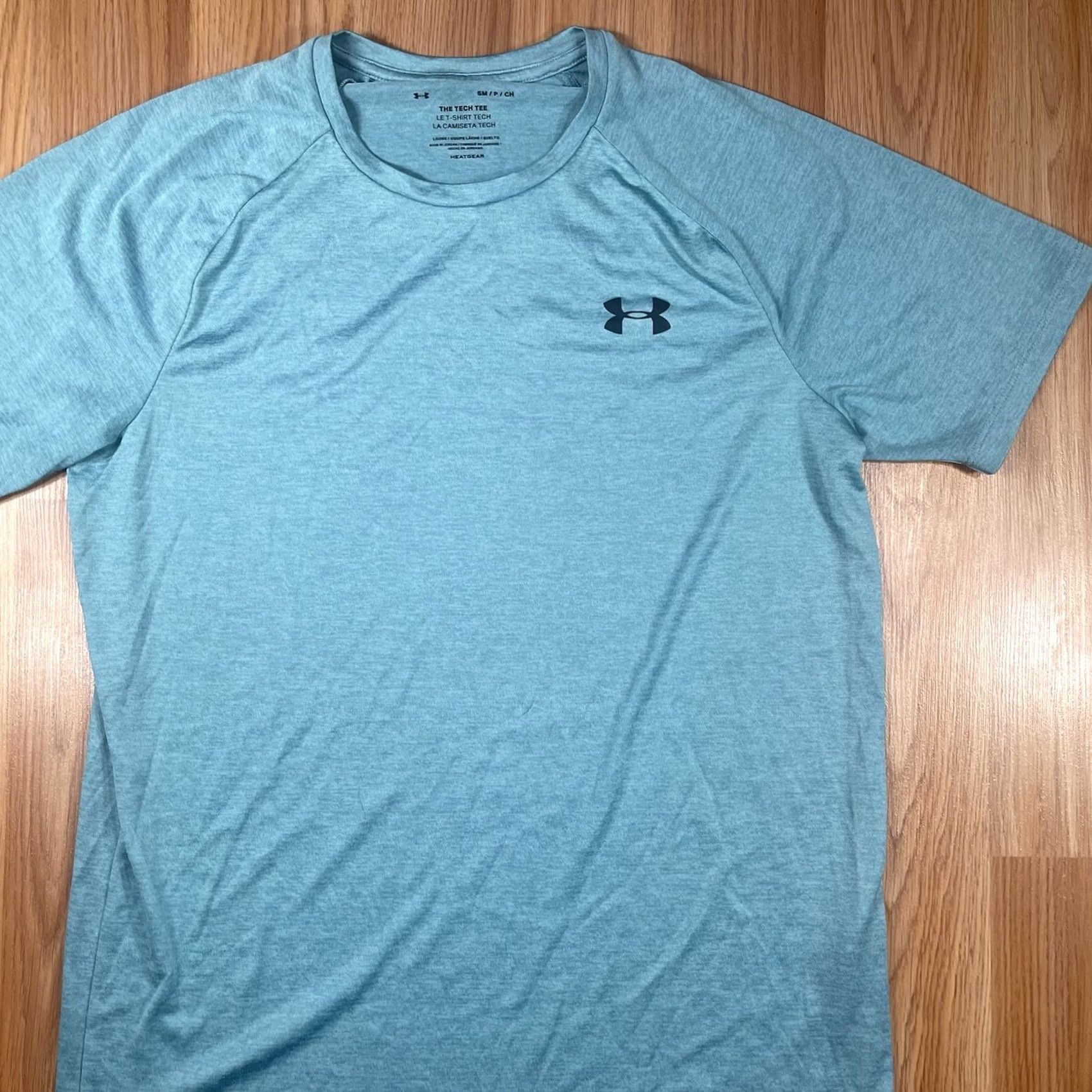 Under Armour Under Armour Loose HeatGear Crew Neck Tech T-shirt Mens SM Polyester Blue Size US S / EU 44-46 / 1 - 2 Thumbnail