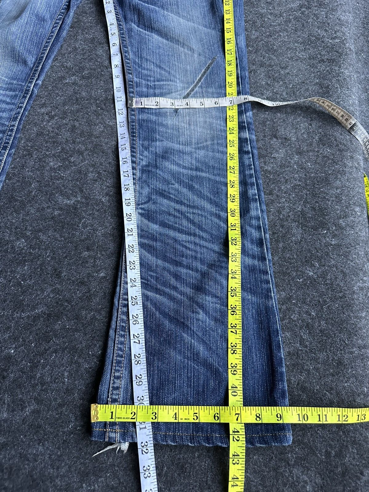 Hysteric Glamour O Pinball Flare Stone Washed Vintage Denim 32x32 D390 Size US 32 / EU 48 - 13 Thumbnail