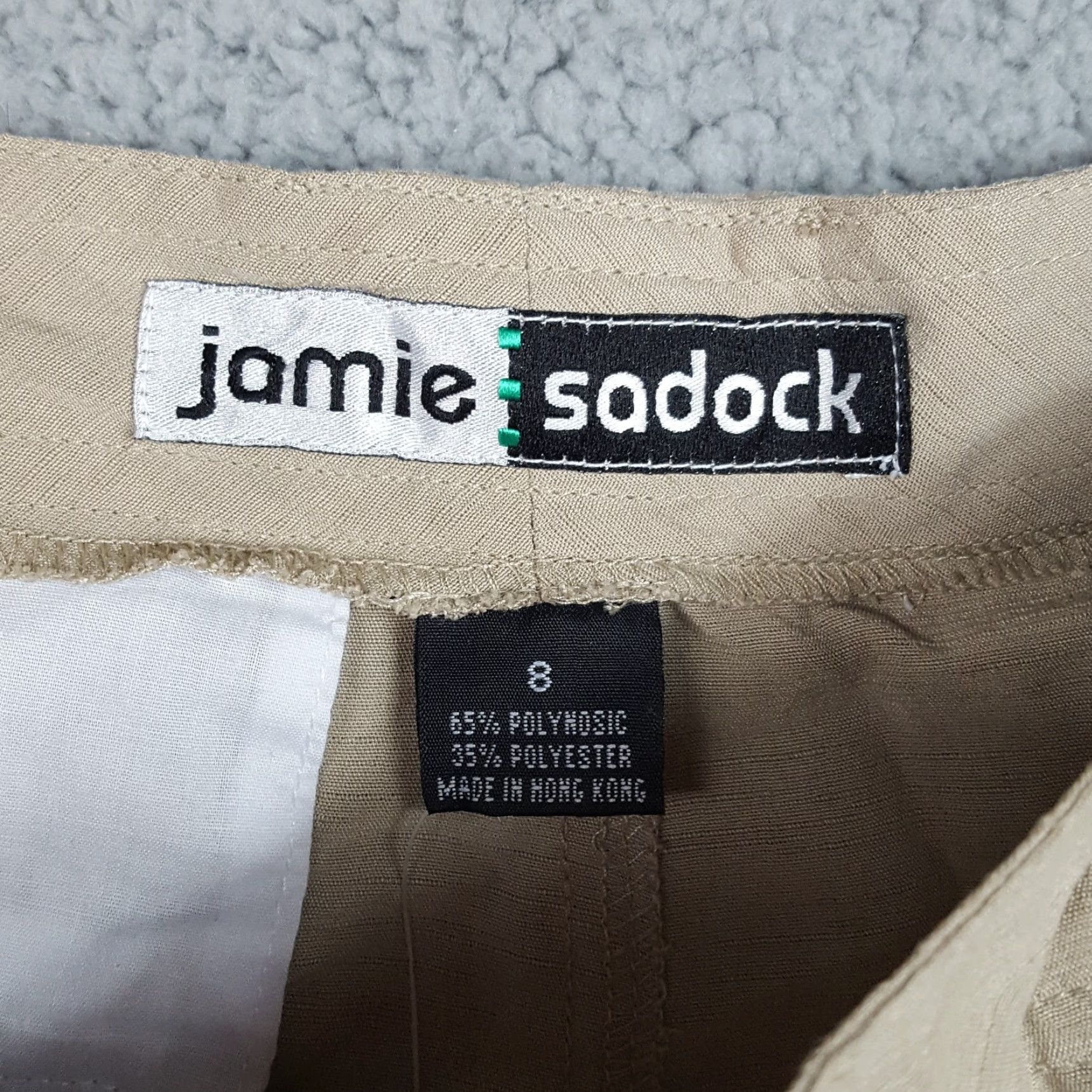 Vintage VINTAGE Jamie Sadock Golf Chino Shorts Women's Athletic Beige Light Weight High Waisted Size 8 Size 30" / US 8 / IT 44 - 6 Thumbnail