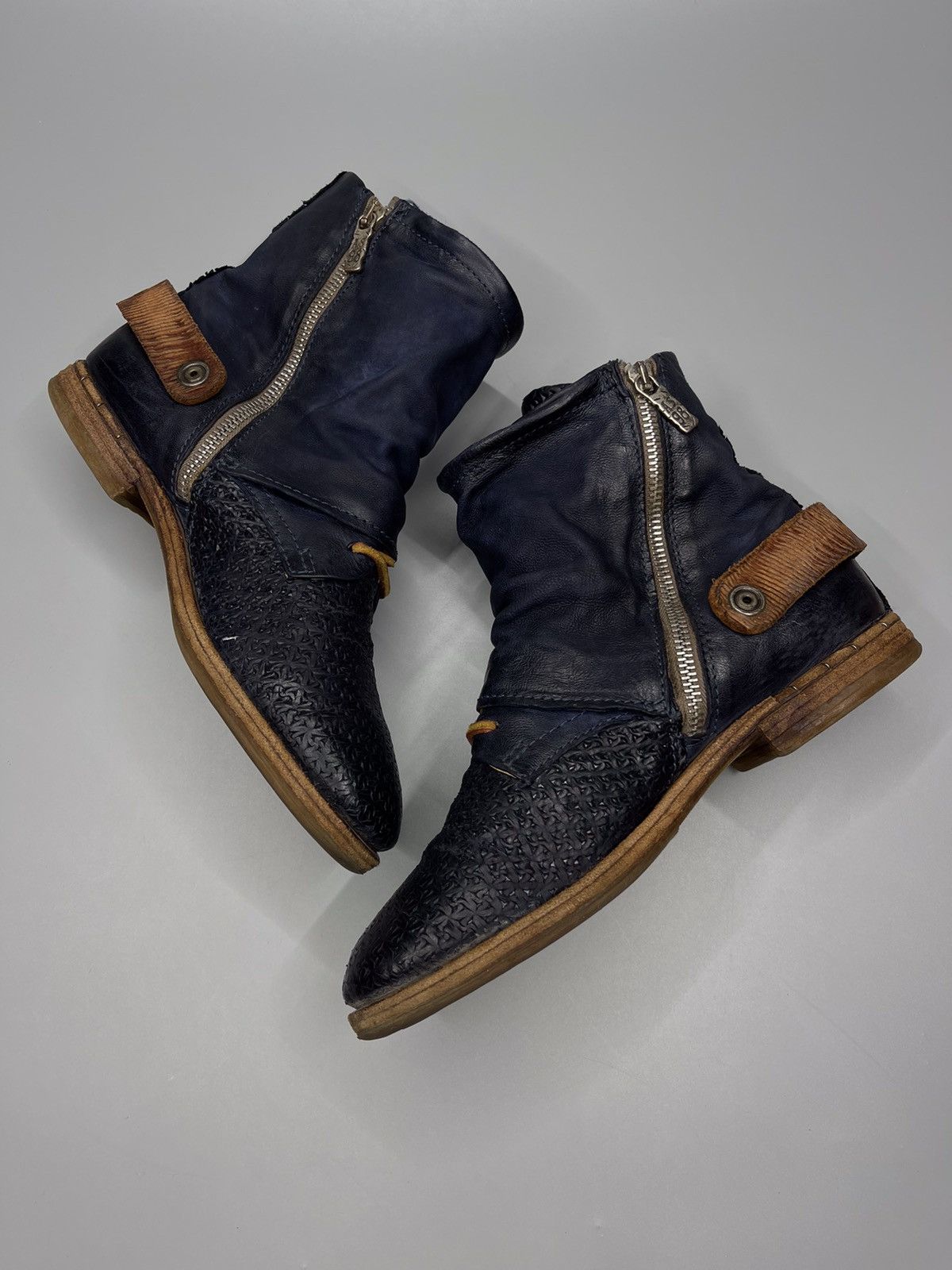 Japanese Brand × Vintage A.S 98 Boots Leather Style Rick Owens Size US 6 / EU 39 - 5 Thumbnail