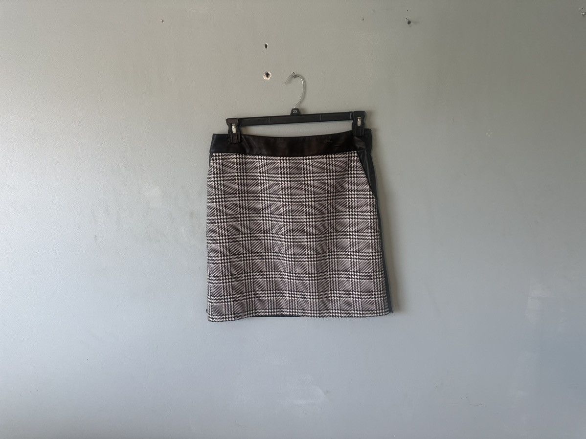 Other Patterned Skirt w/ leather- The Limited - Medium Size 8 Size 30" / US 8 / IT 44 - 1 Thumbnail