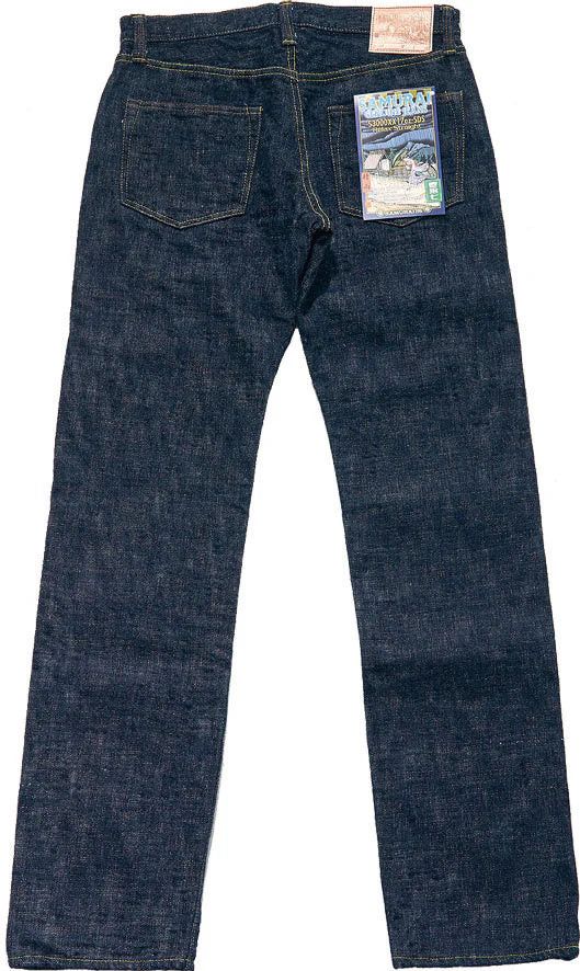 Samurai Jeans Samurai "Murakamo" 17oz Slim Straight Jeans [S710XX17oz-SLB] Size US 32 / EU 48 - 7 Thumbnail